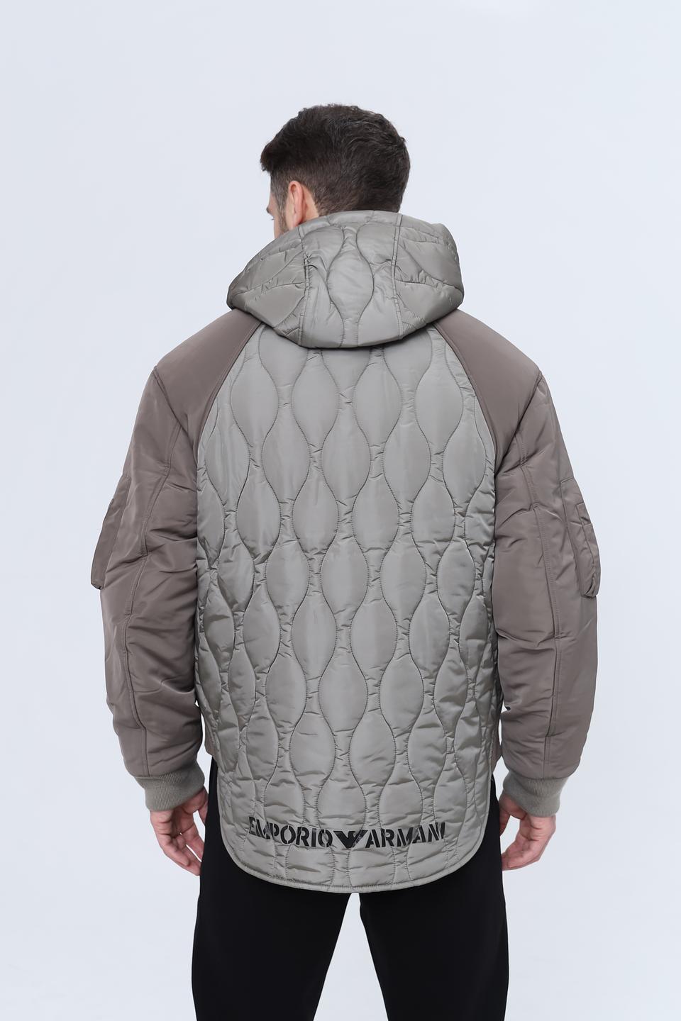 Куртка Emporio Armani стеганая серая