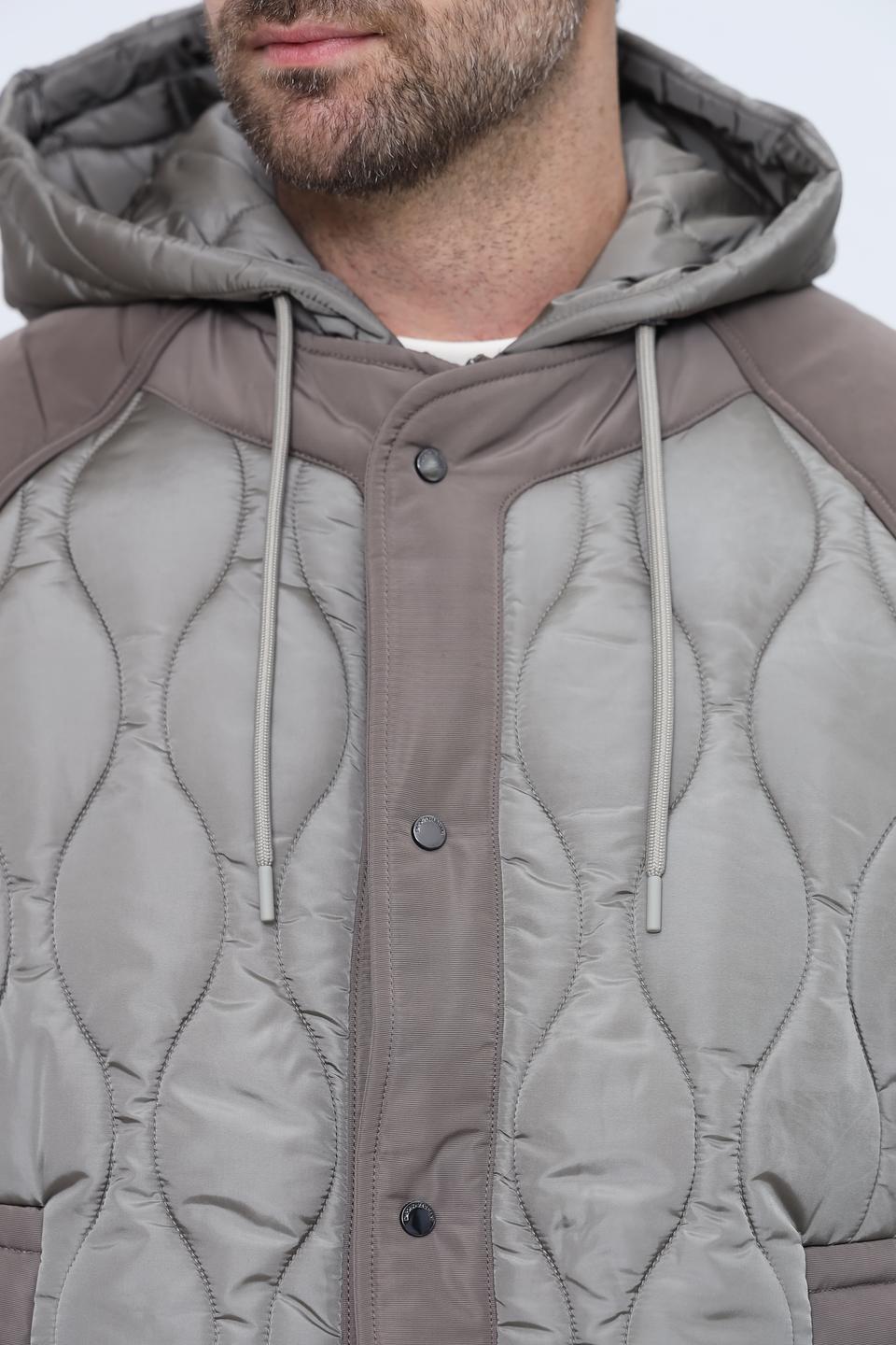 Куртка Emporio Armani стеганая серая