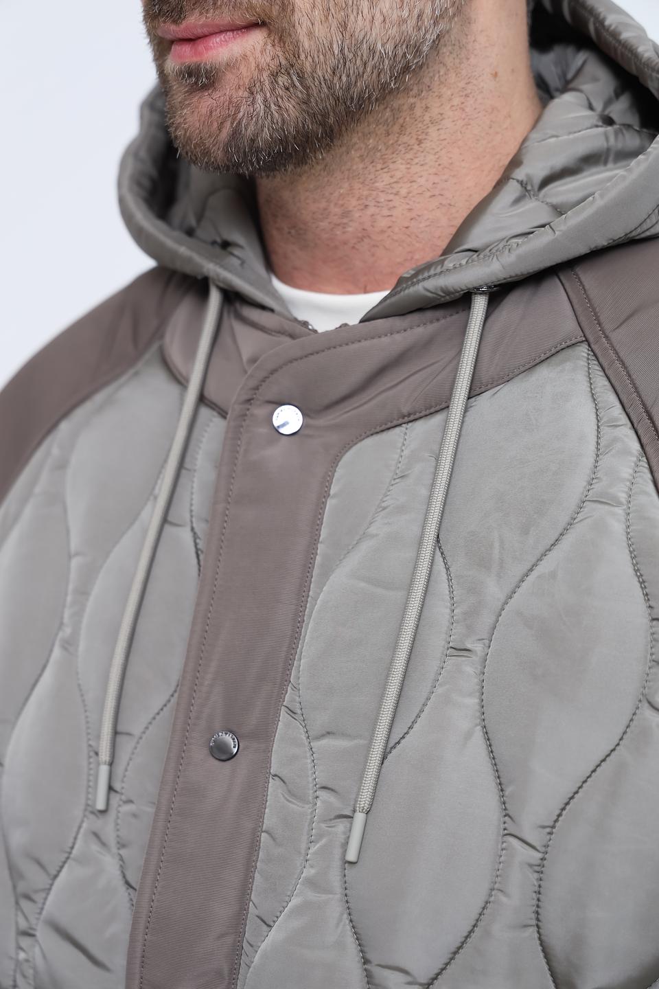 Куртка Emporio Armani стеганая серая