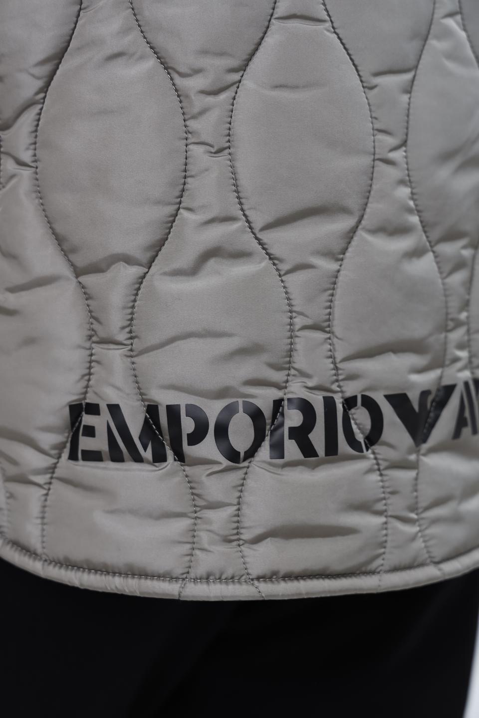 Куртка Emporio Armani стеганая серая