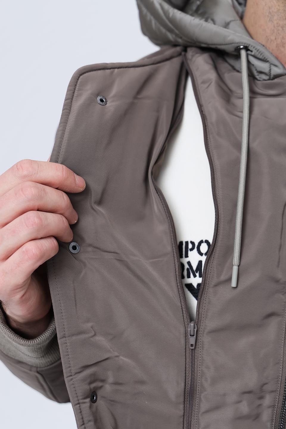 Куртка Emporio Armani стеганая серая