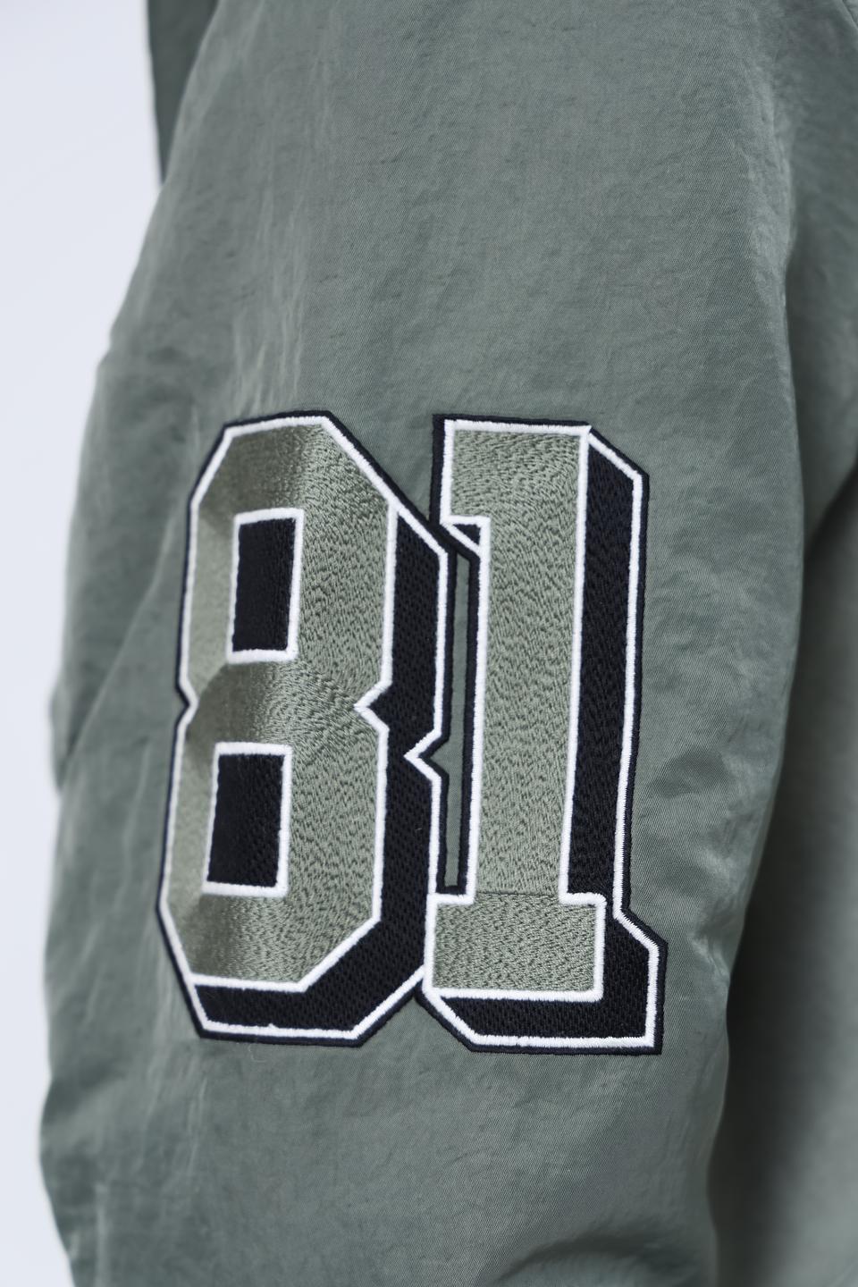 Ветровка Emporio Armani с логотипом хаки