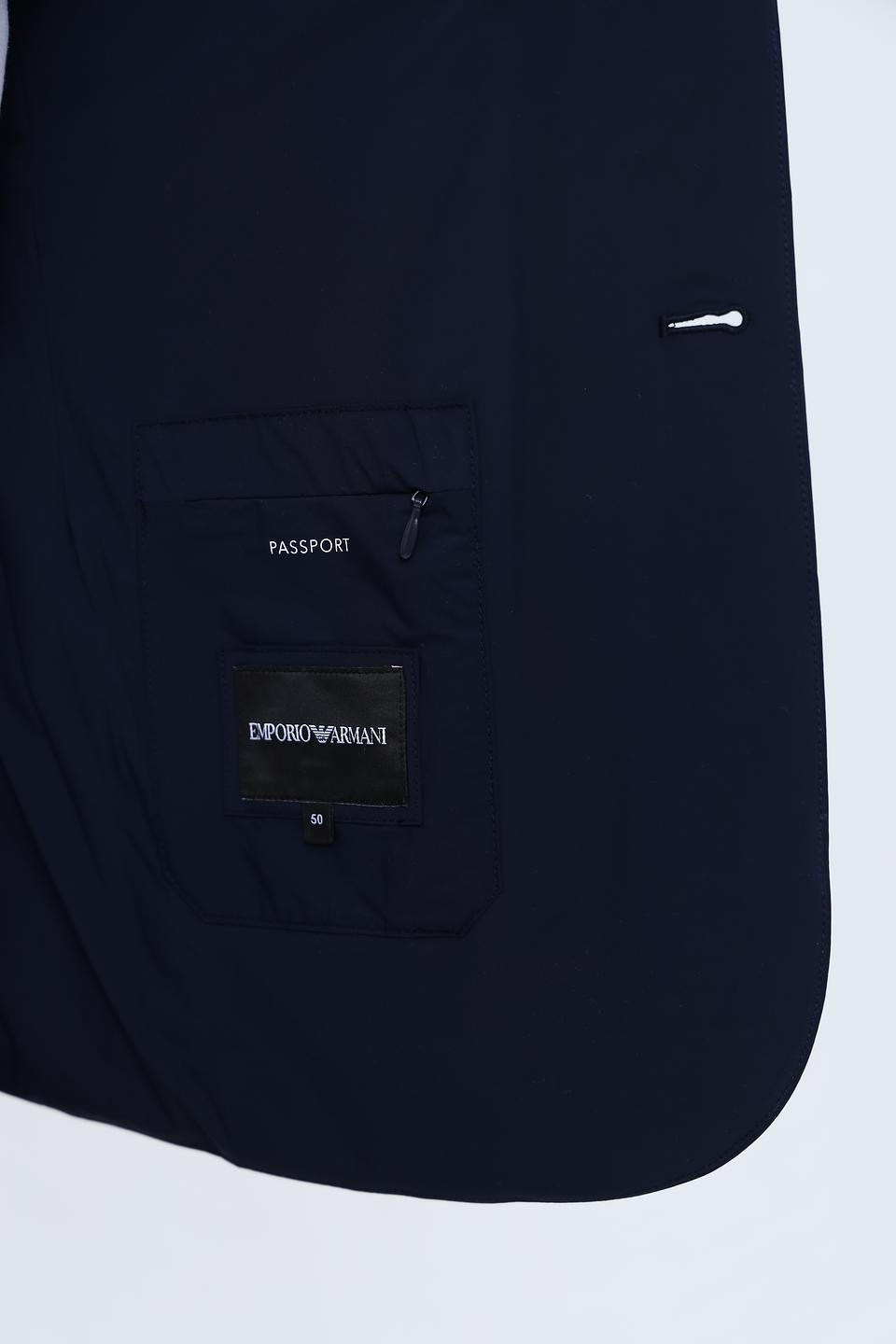 Пиджак Emporio Armani синий приталенный