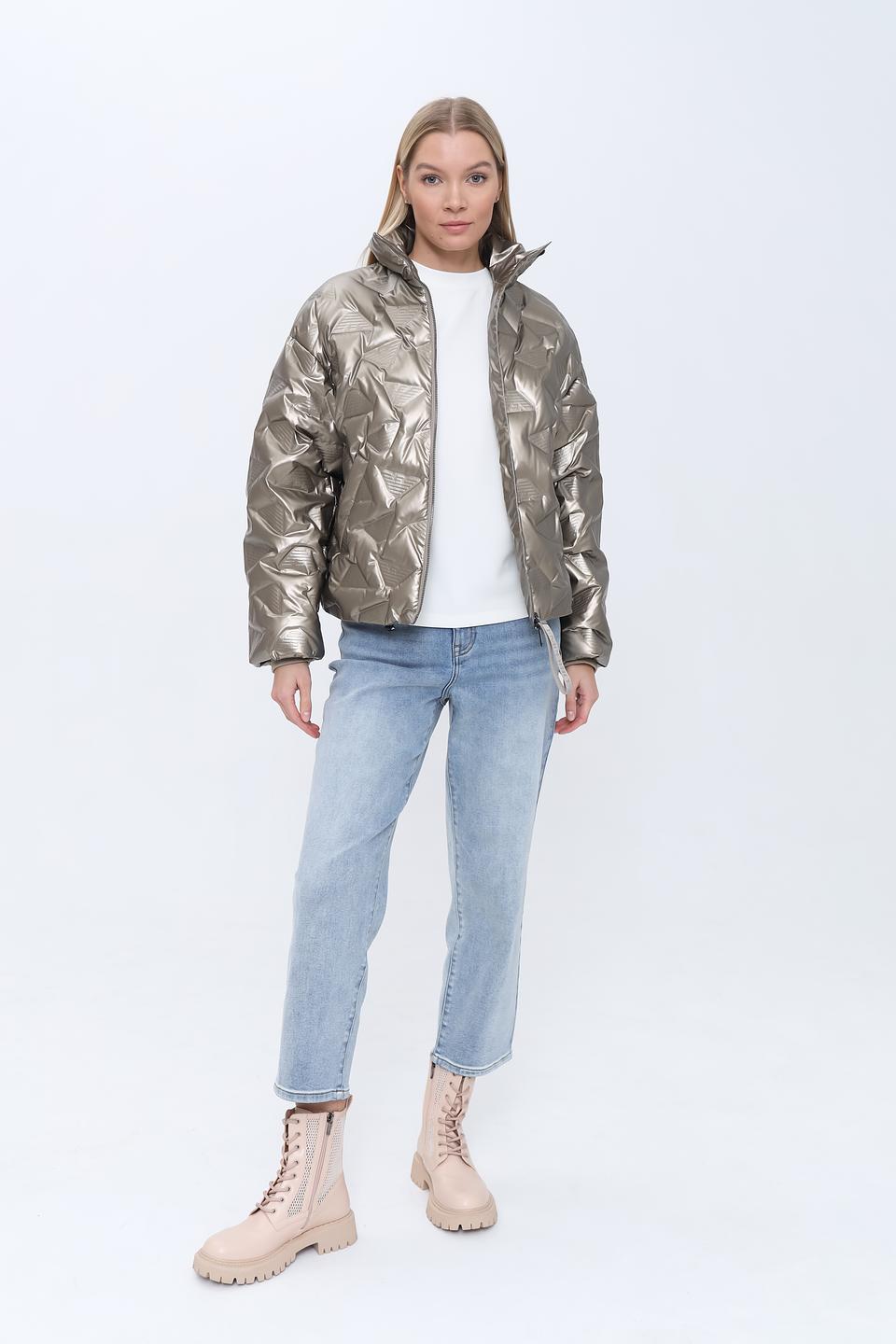 Куртка Emporio Armani стеганая золотистая