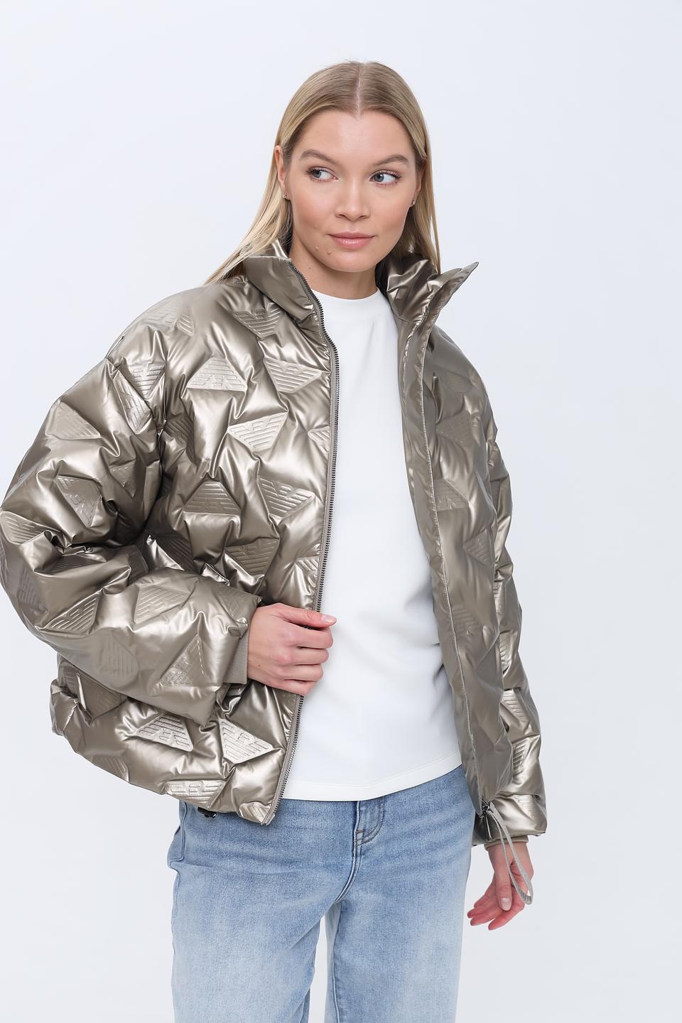 Куртка Emporio Armani стеганая золотистая