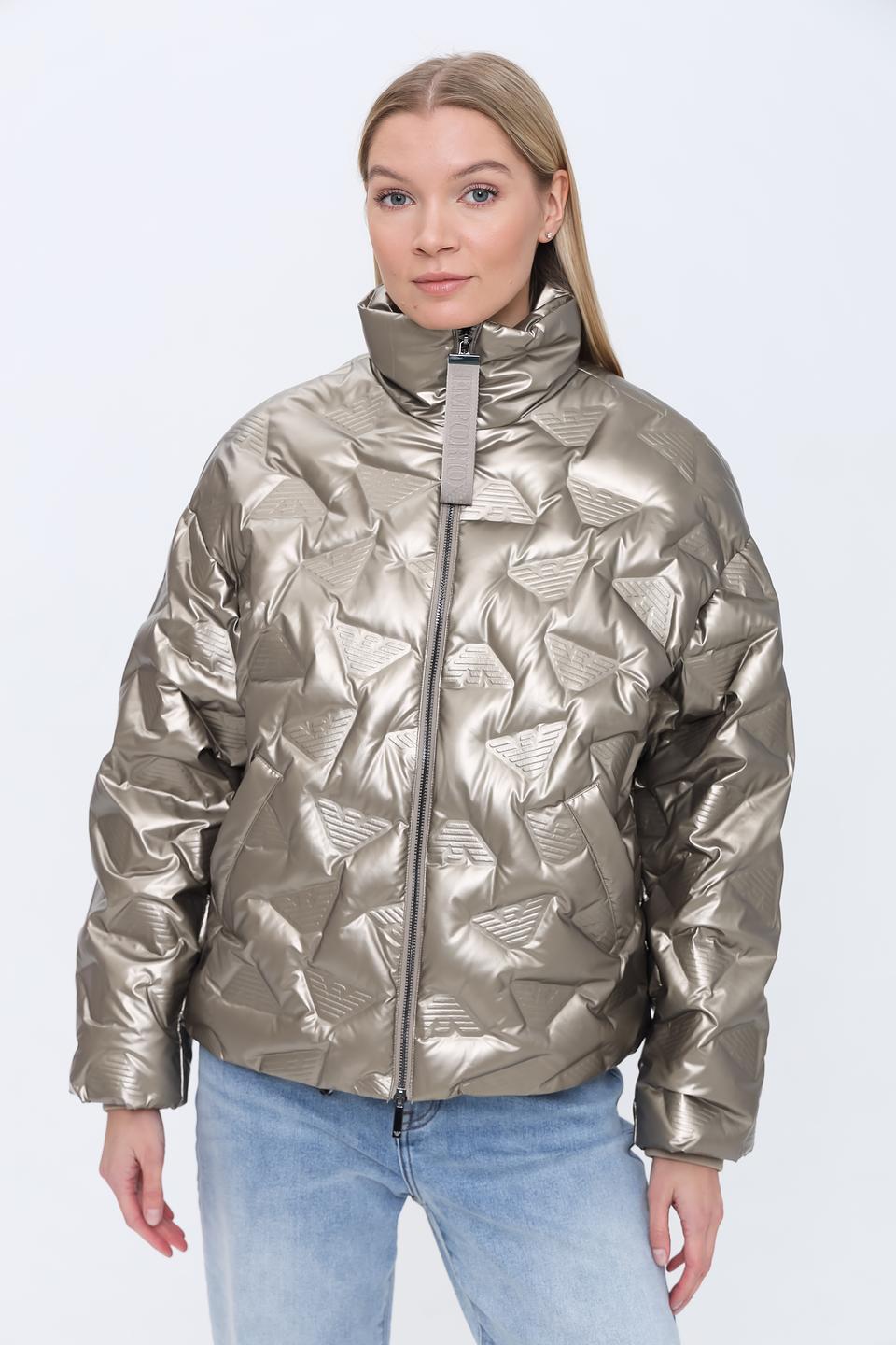 Куртка Emporio Armani стеганая золотистая