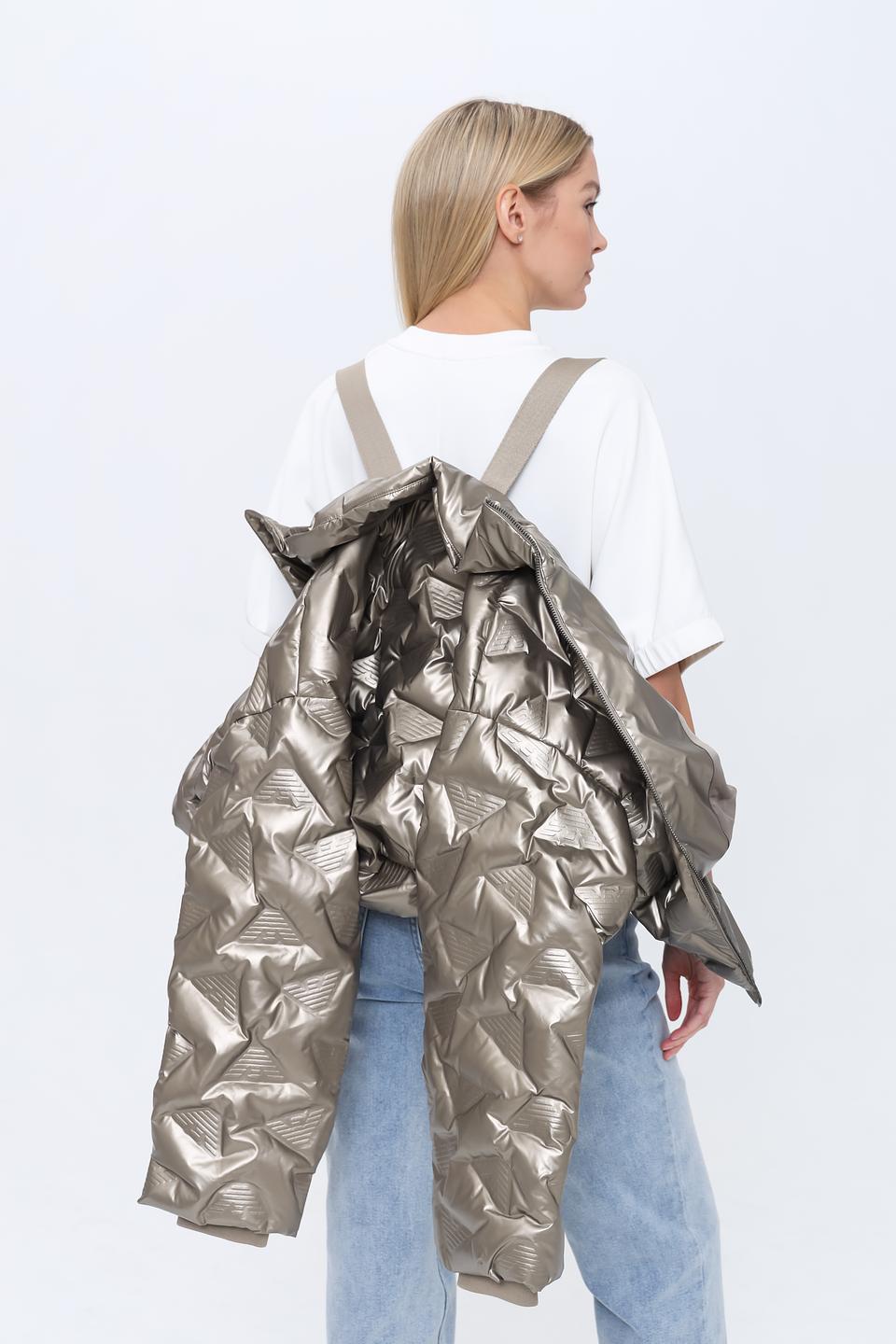 Куртка Emporio Armani стеганая золотистая