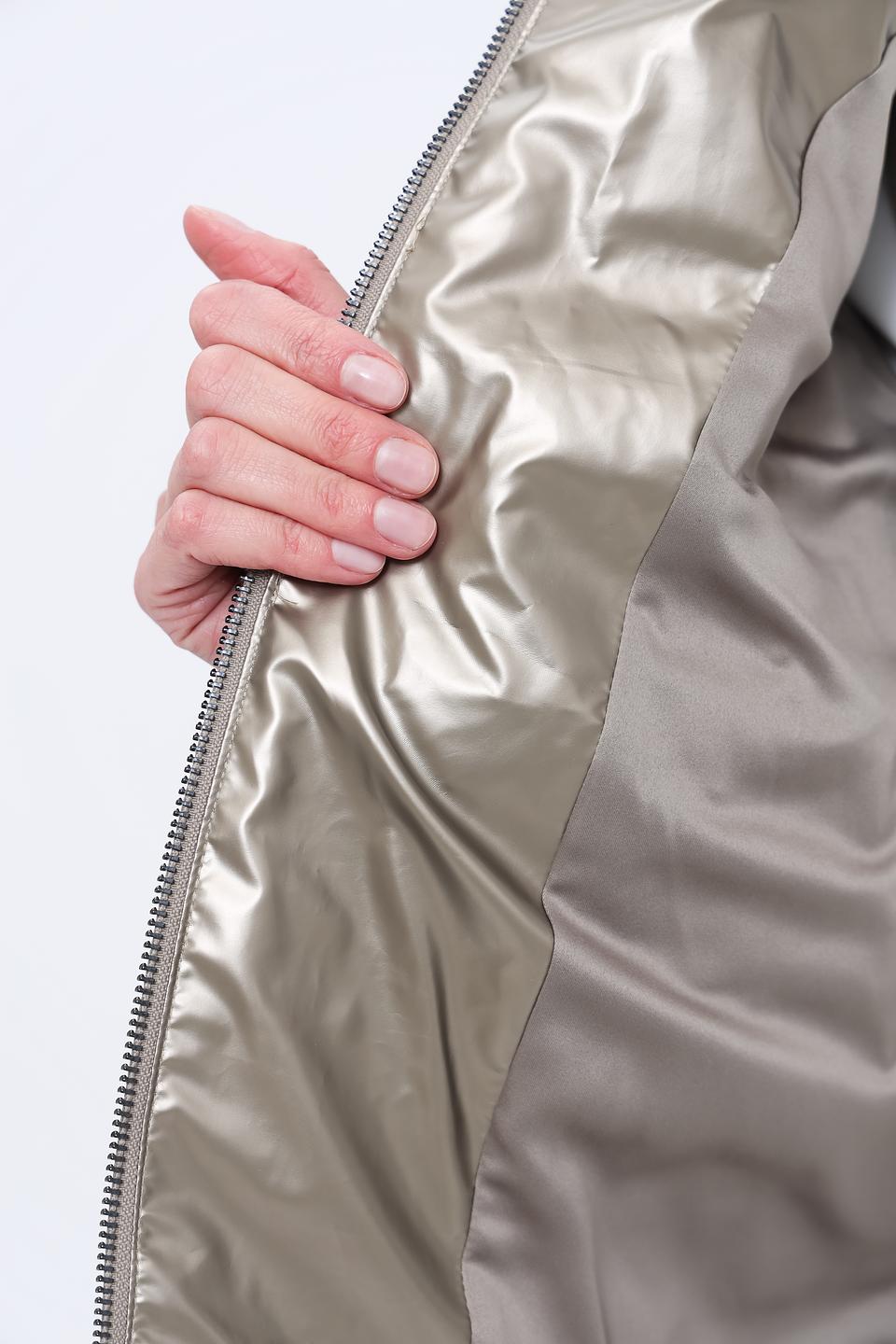 Куртка Emporio Armani стеганая золотистая