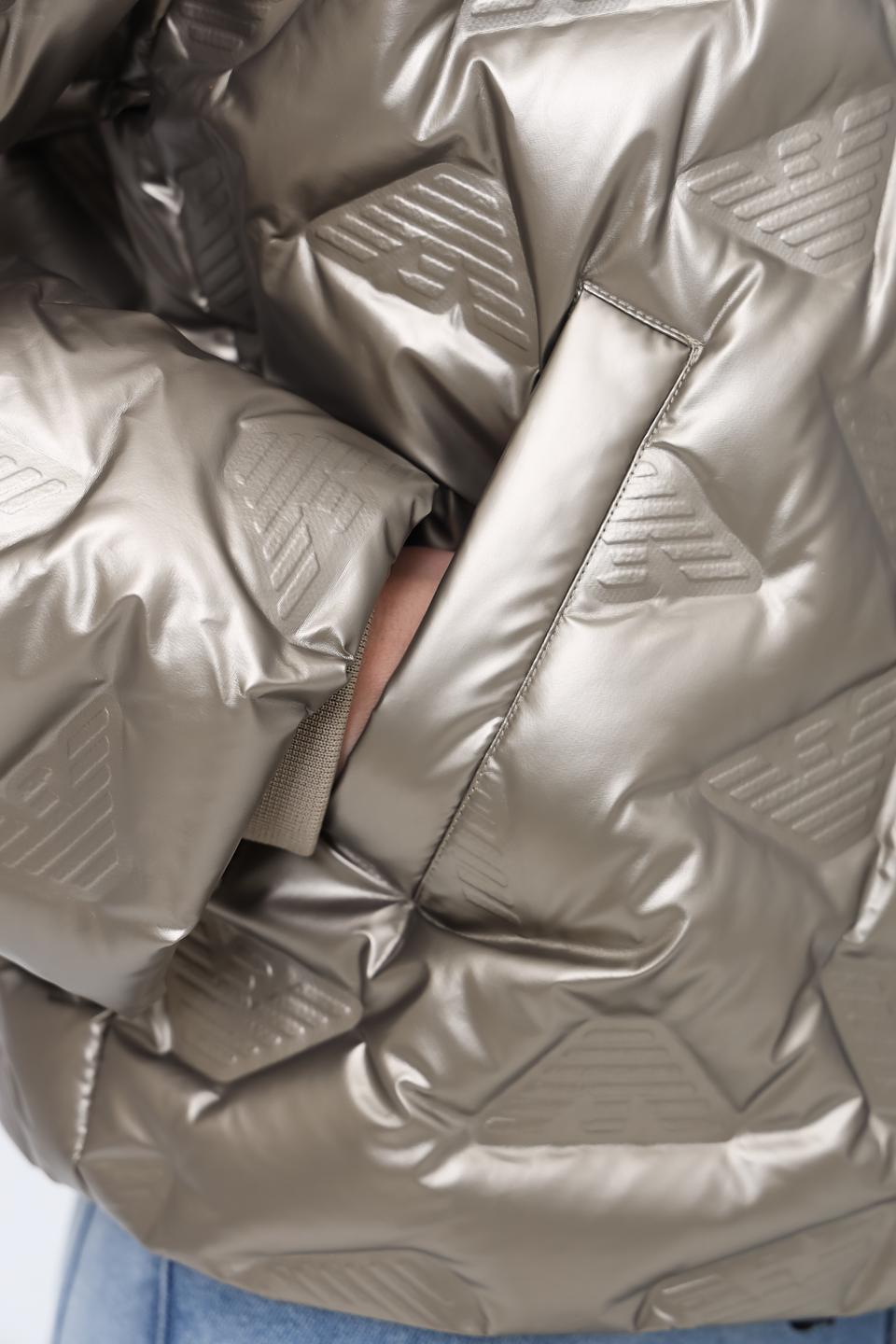 Куртка Emporio Armani стеганая золотистая