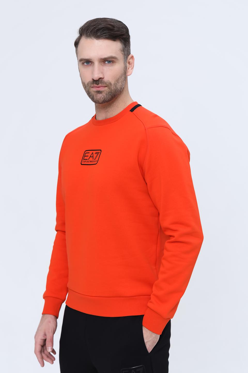 Свитшот EA7 оранжевый