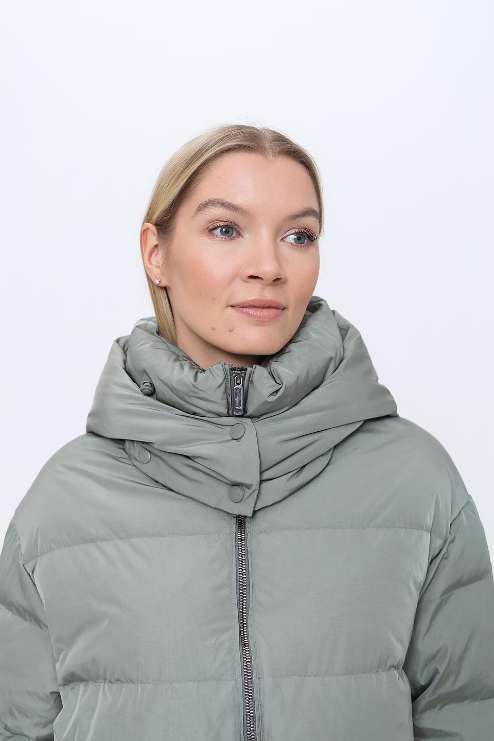 Пальто Bomboogie стеганое оливковое