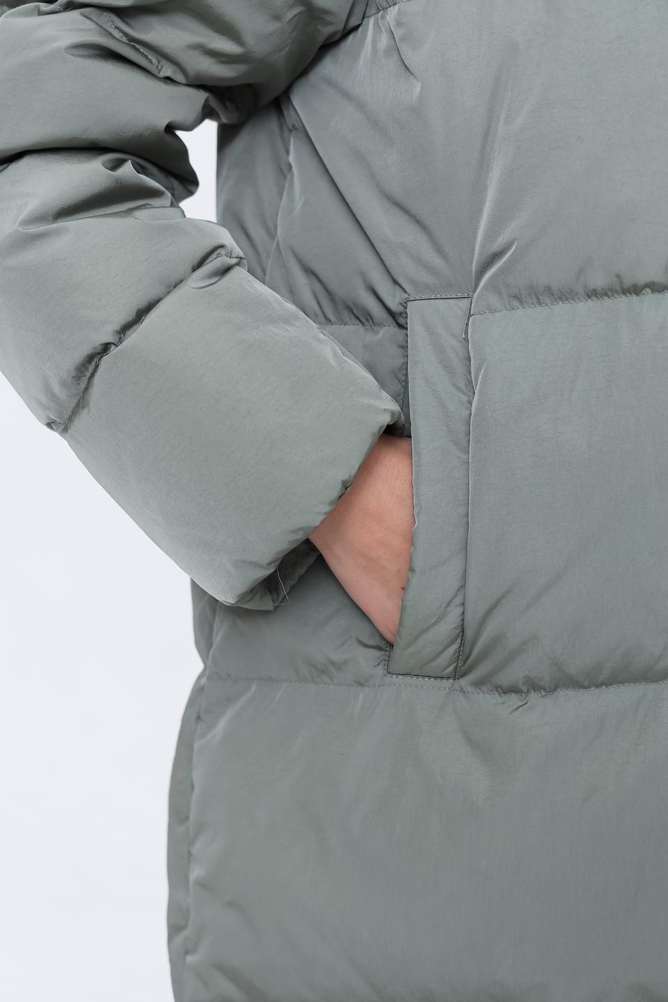 Пальто Bomboogie стеганое оливковое