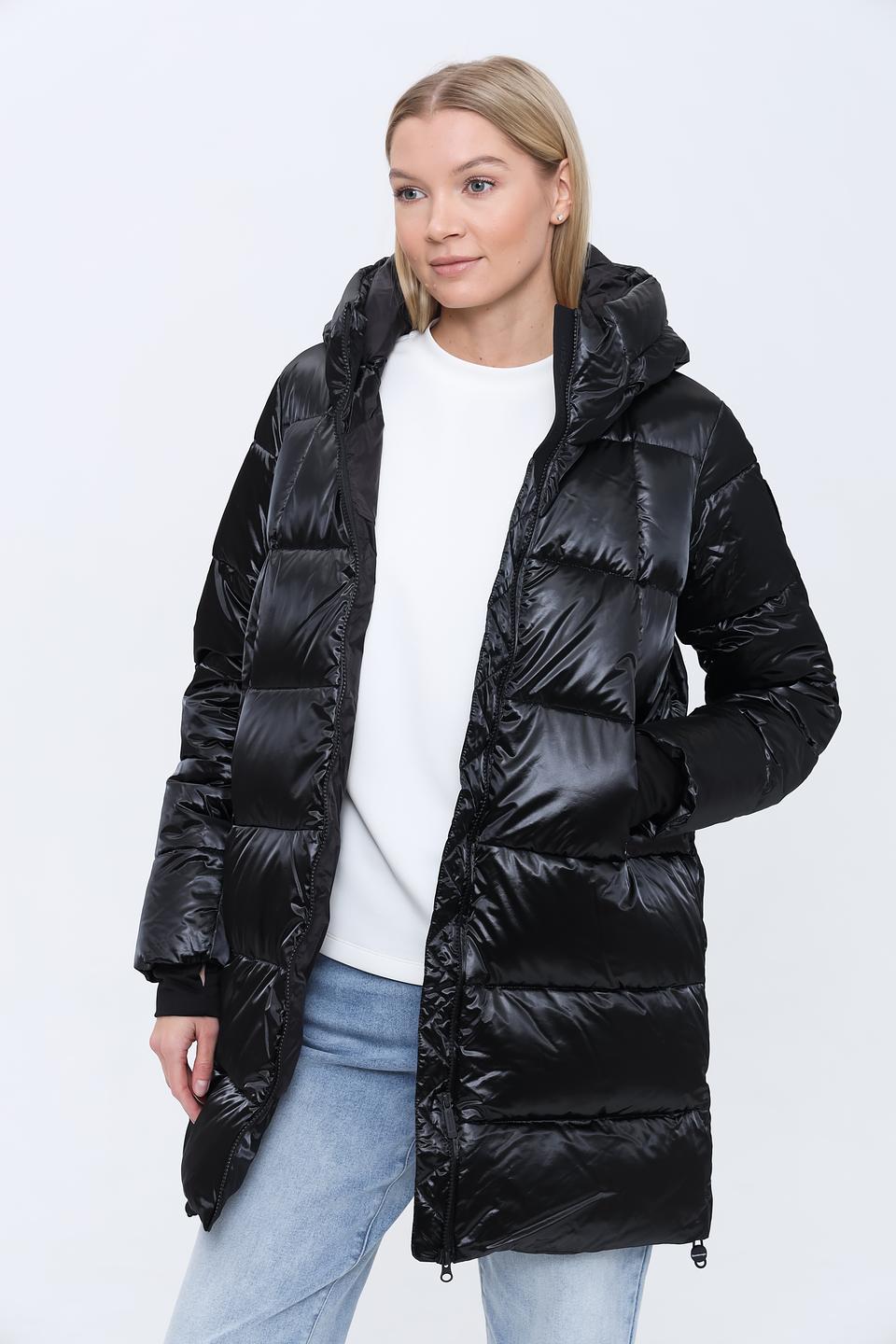 Пальто Bomboogie стеганое чёрное