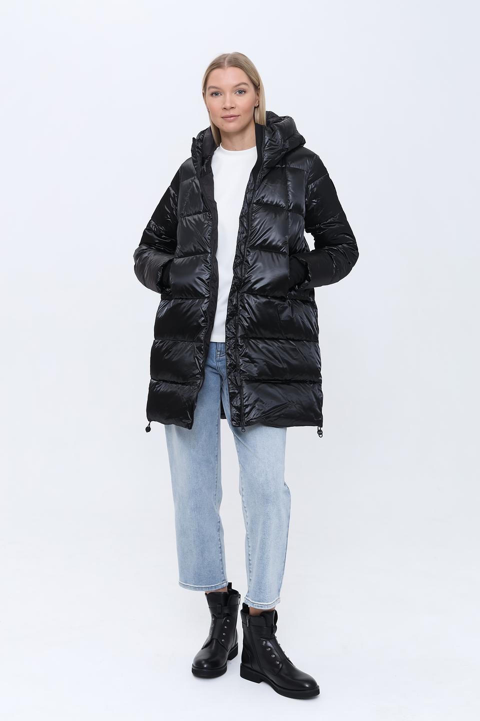 Пальто Bomboogie стеганое чёрное