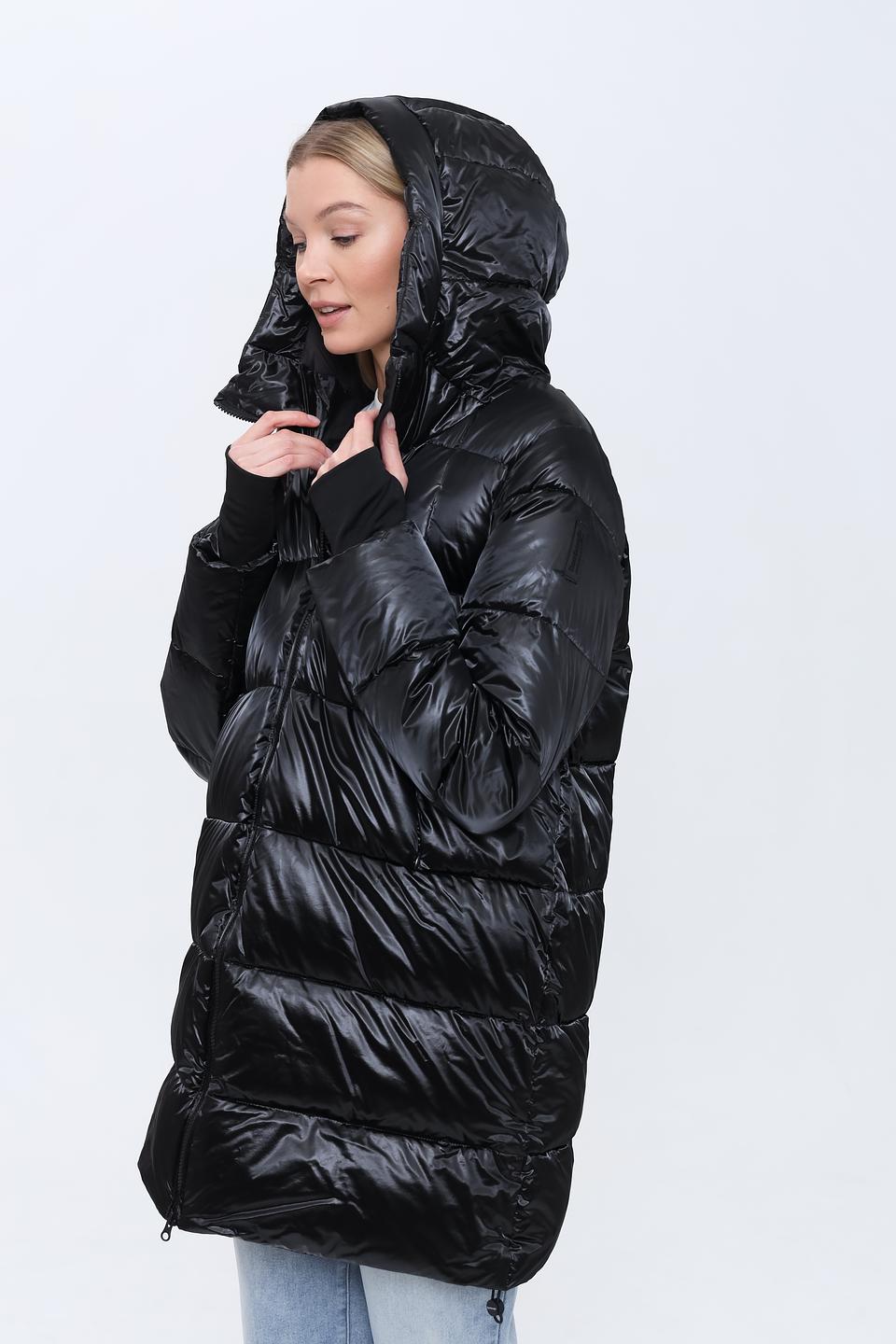 Пальто Bomboogie стеганое чёрное