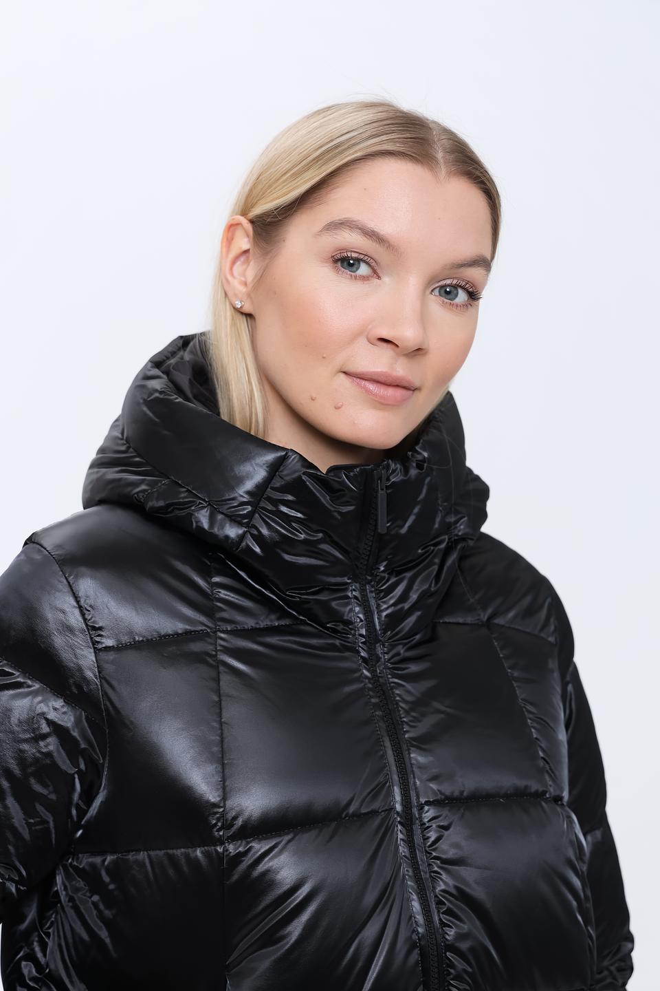 Пальто Bomboogie стеганое чёрное