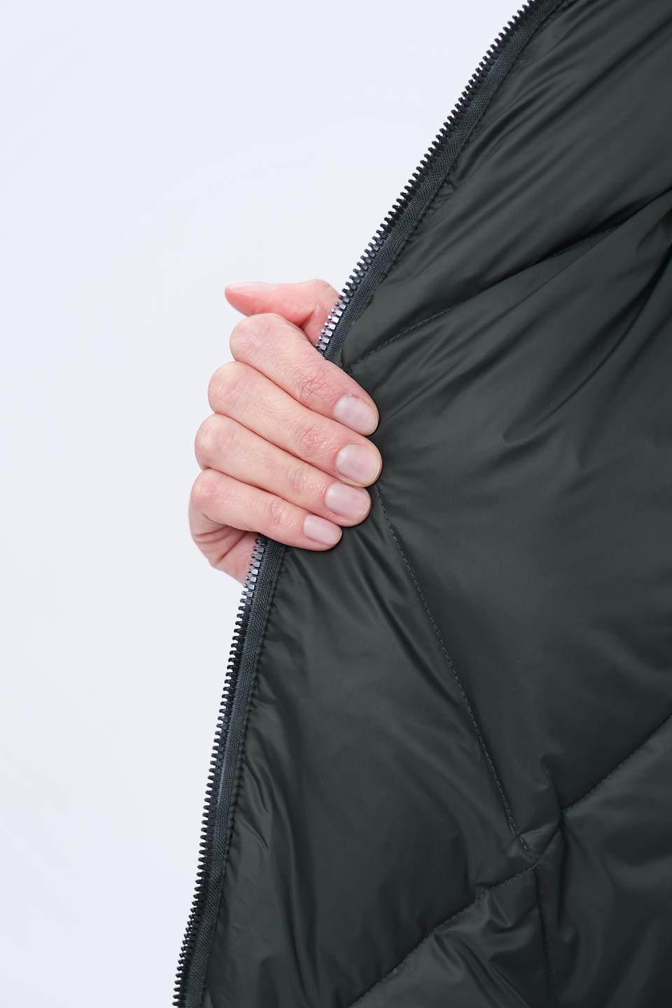 Пальто Bomboogie стеганое зелёное