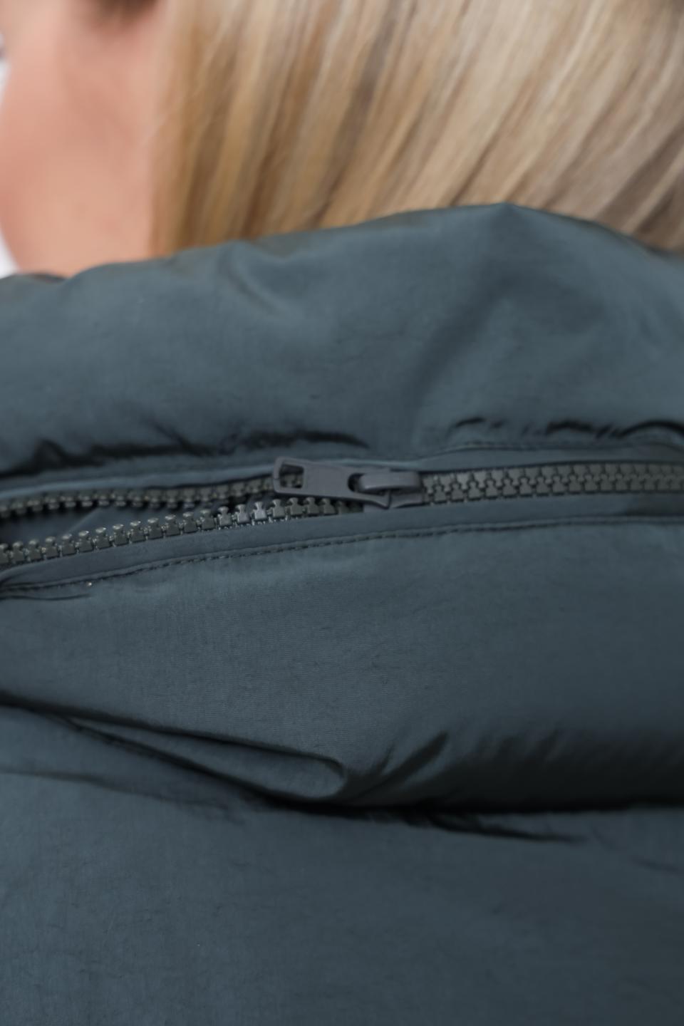 Пальто Bomboogie стеганое зелёное