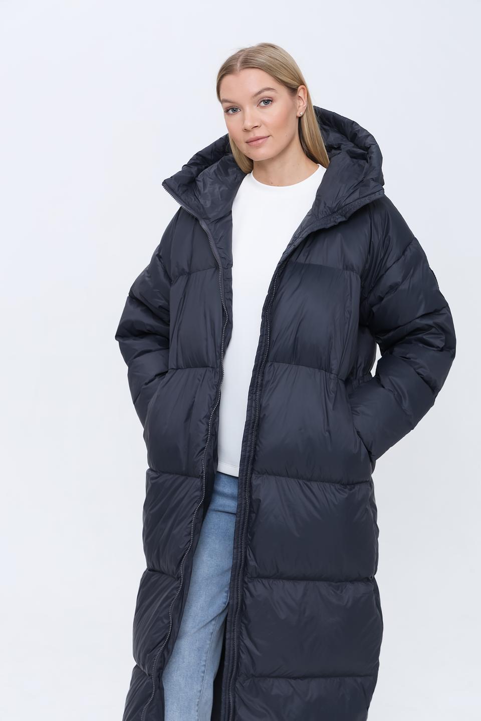 Пальто Bomboogie стеганое чёрное