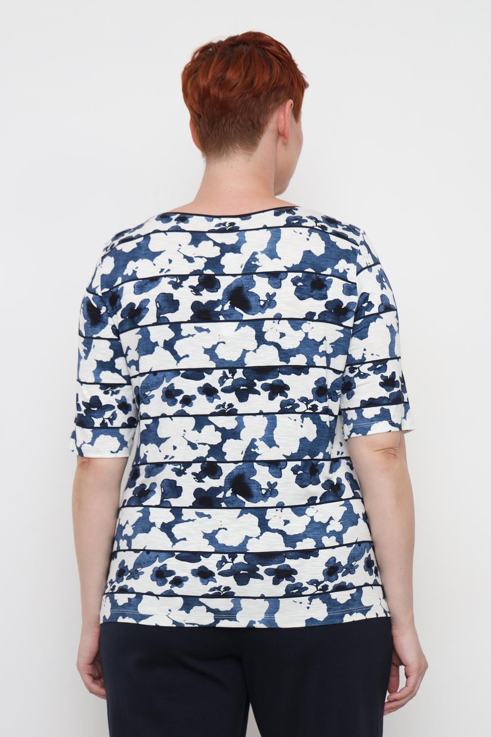 Футболка Barbara Lebek с цветочным принтом