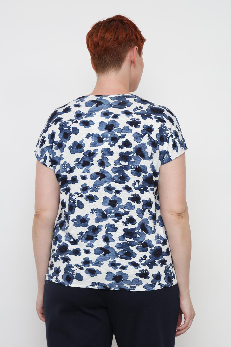 Футболка Lebek с цветочным принтом