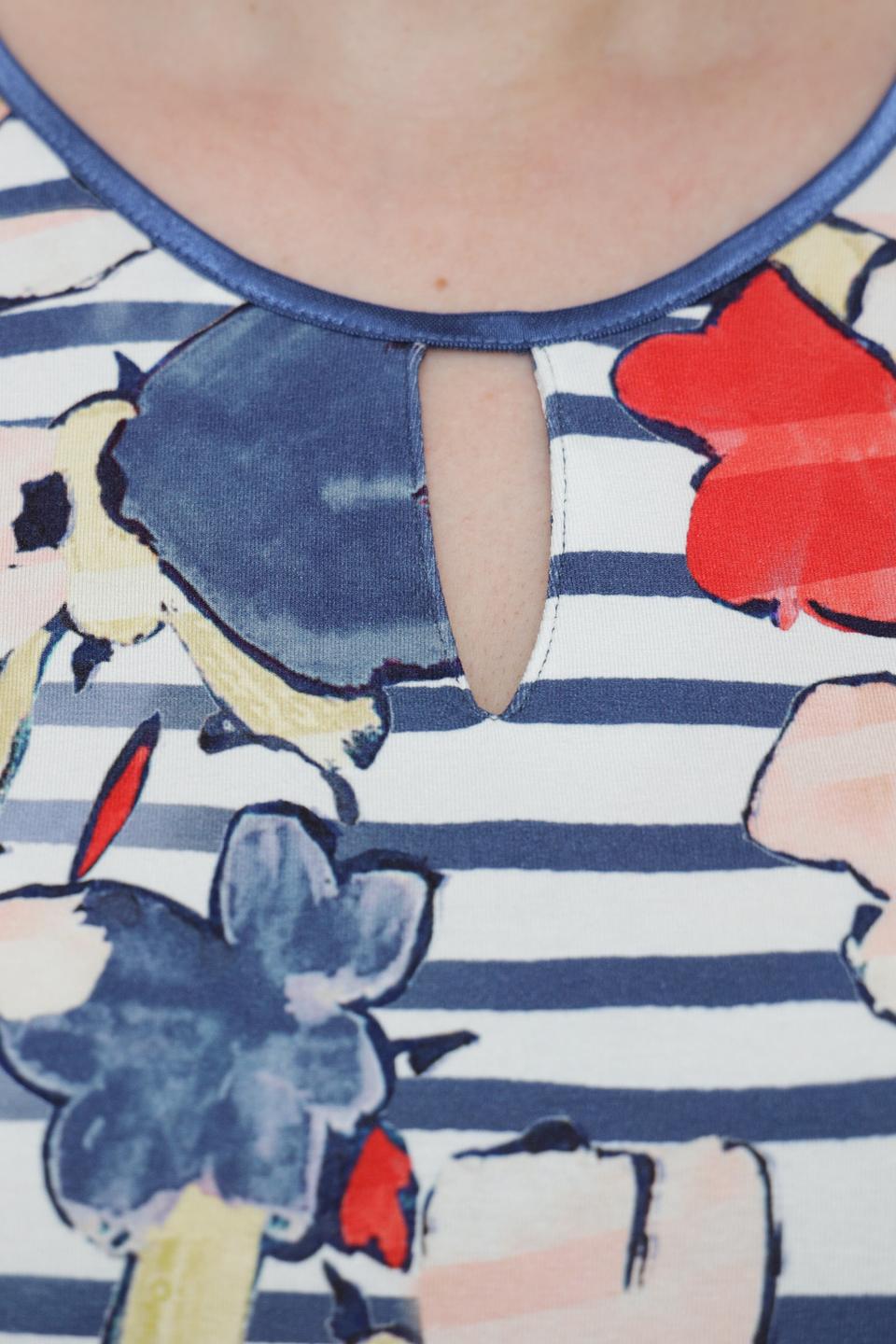 Футболка Lebek с цветочным принтом