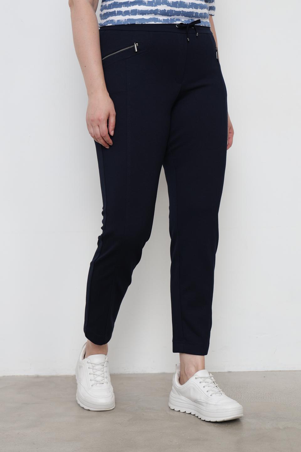 Брюки трикотажные Rabe collection темно-синие