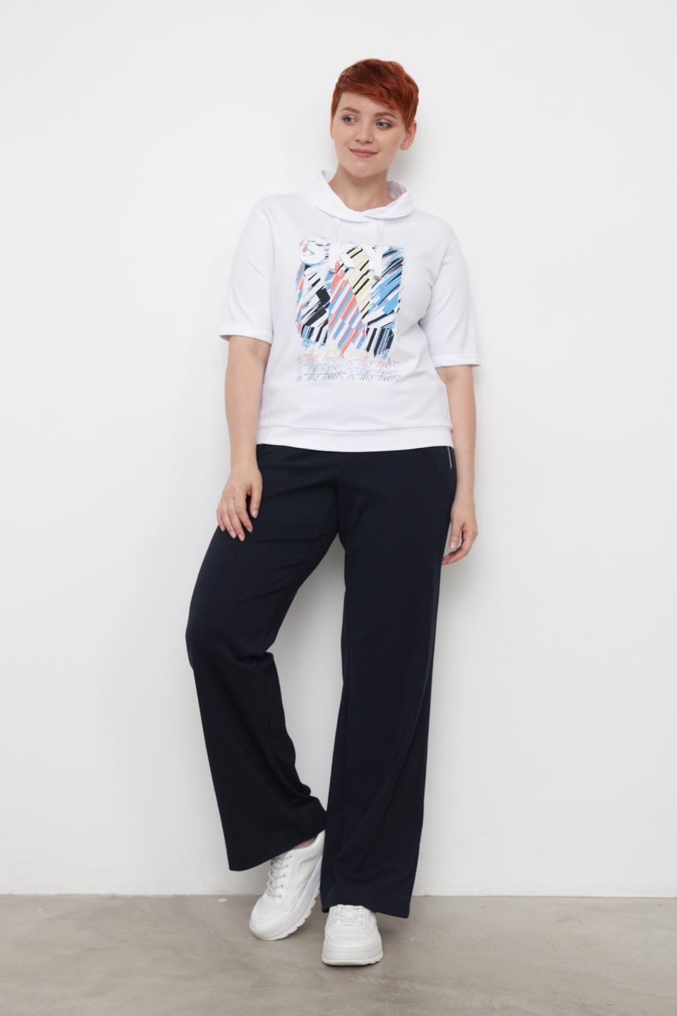 Футболка Thomas Rabe с принтом белая