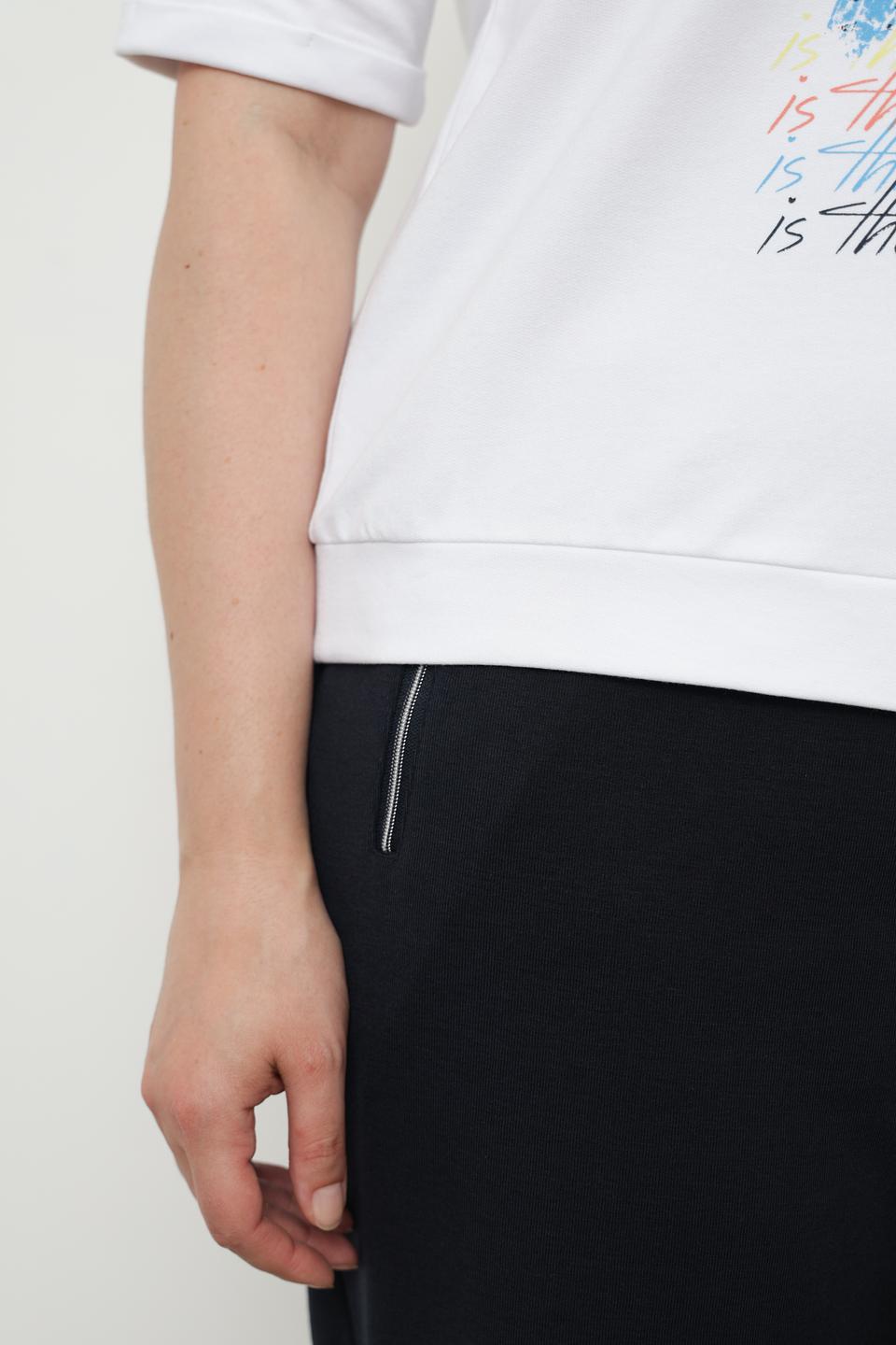 Футболка Thomas Rabe с принтом белая