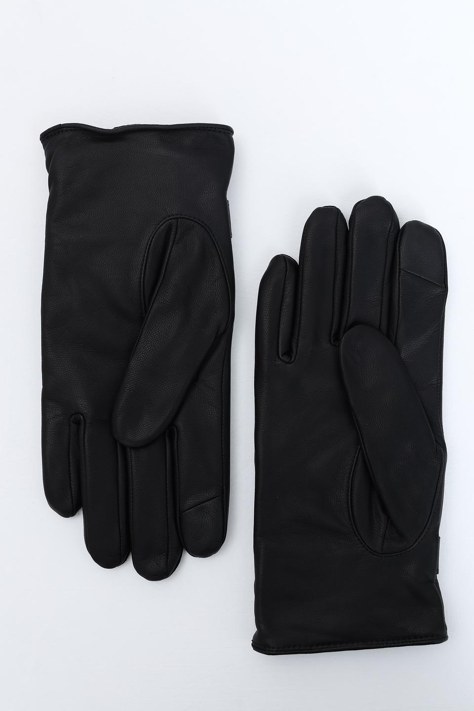 Перчатки кожаные Roeckl чёрные