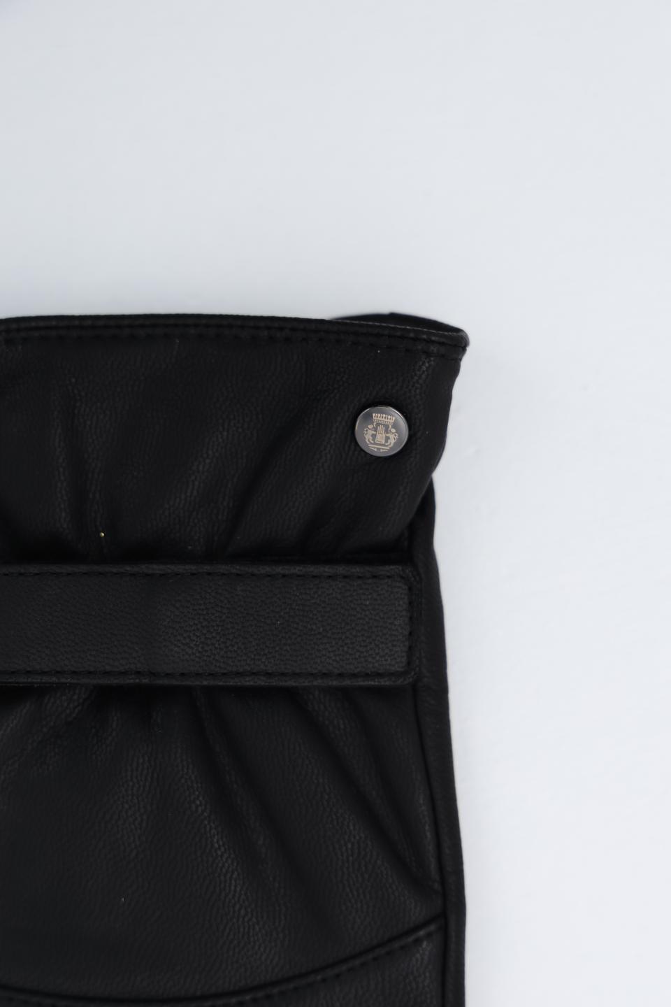 Перчатки кожаные Roeckl чёрные