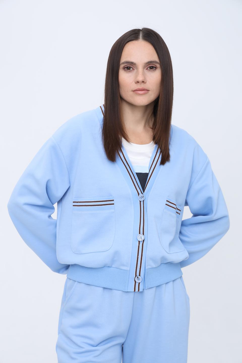 Кардиган Just Valeri голубой