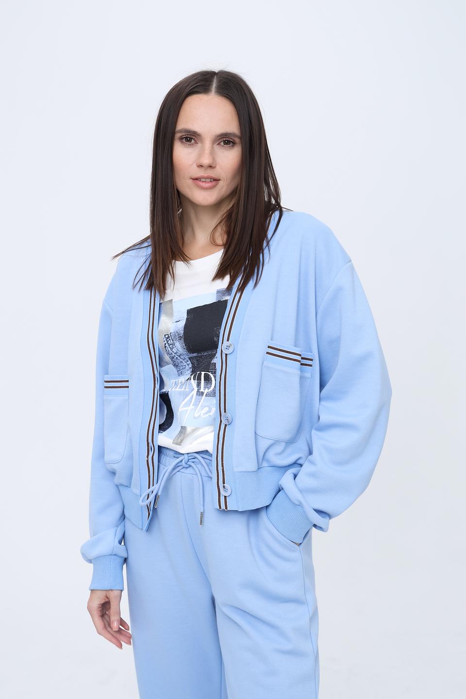 Кардиган Just Valeri голубой