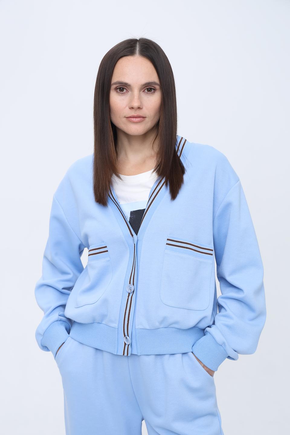 Кардиган Just Valeri голубой