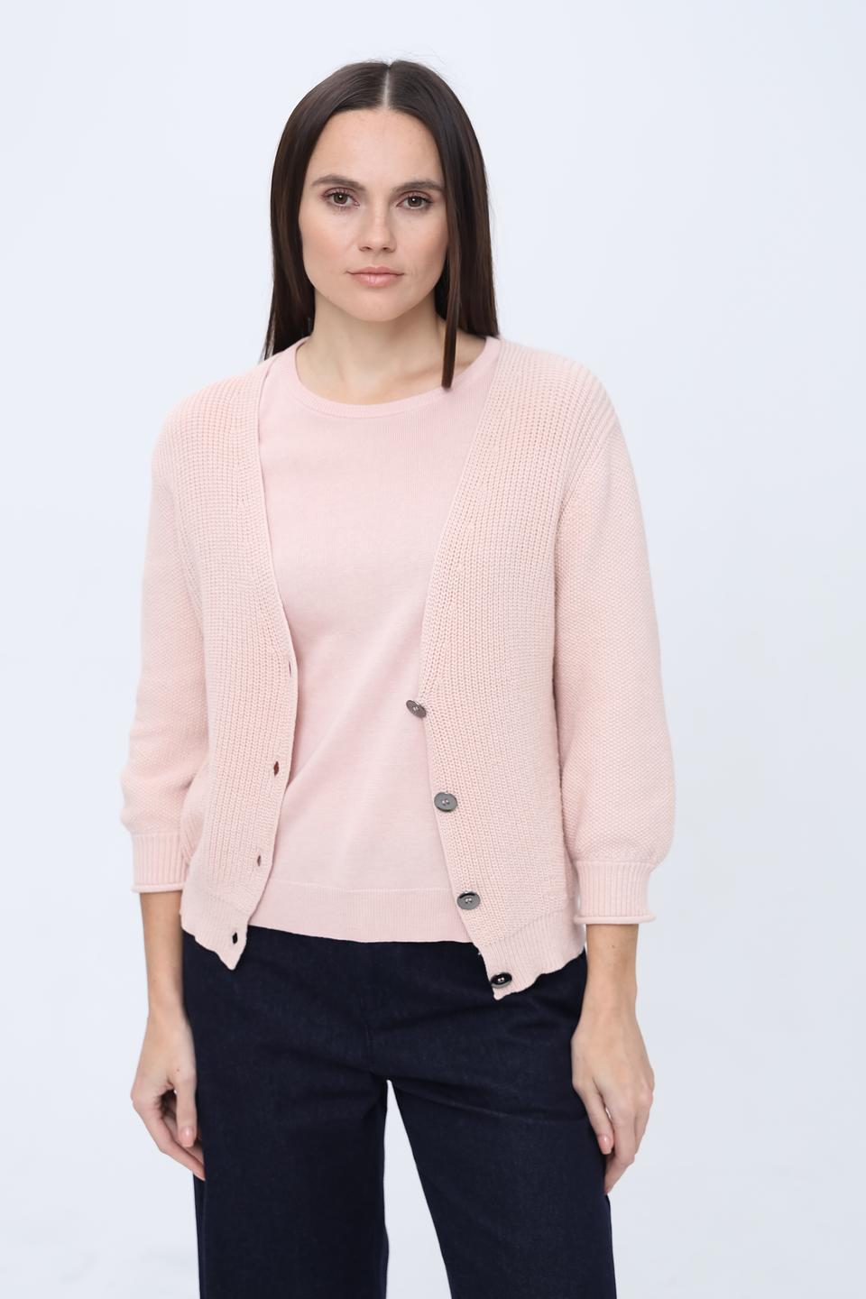 Кардиган Pezzo светло-розовый
