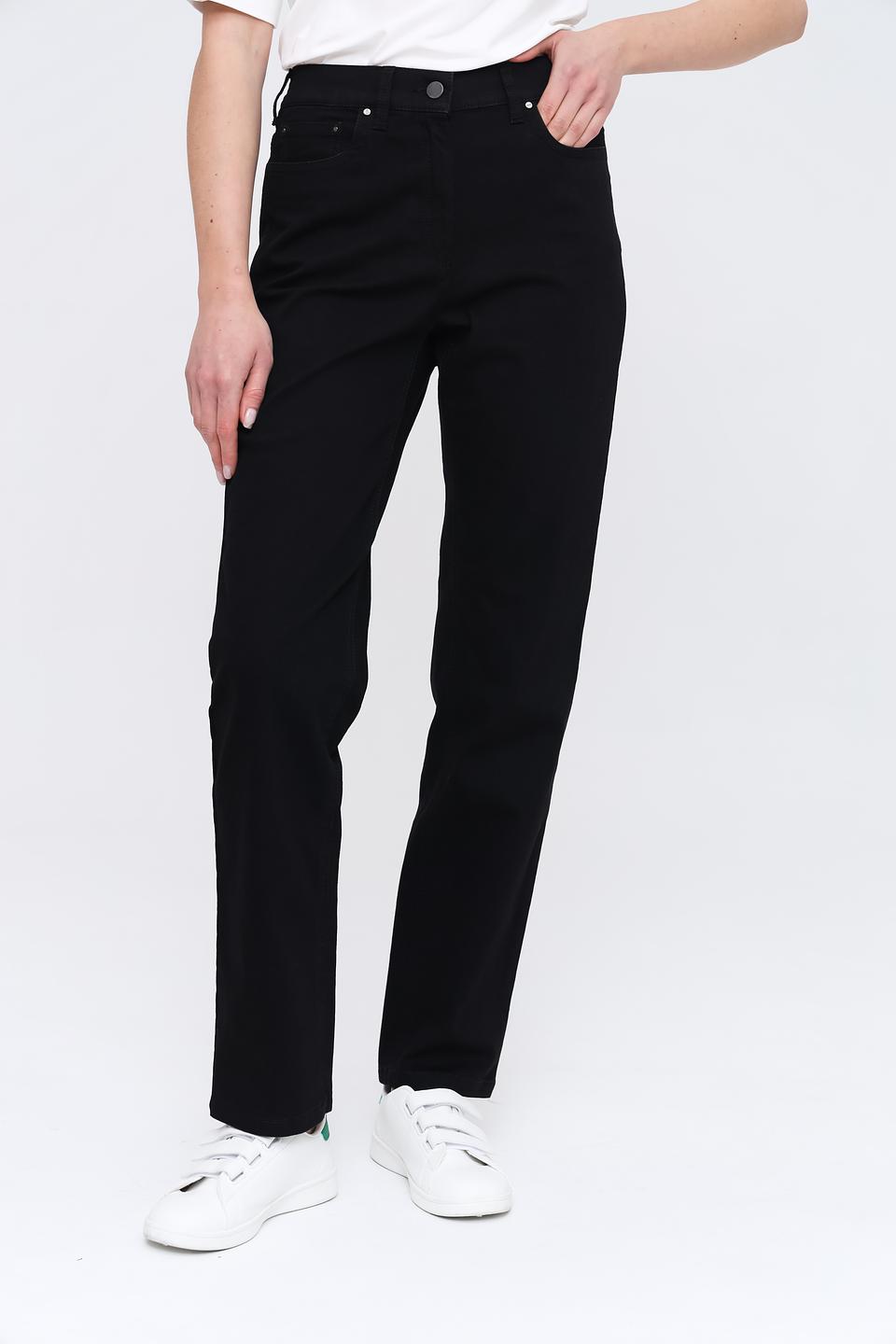 Джинсы Zerres прямые чёрные