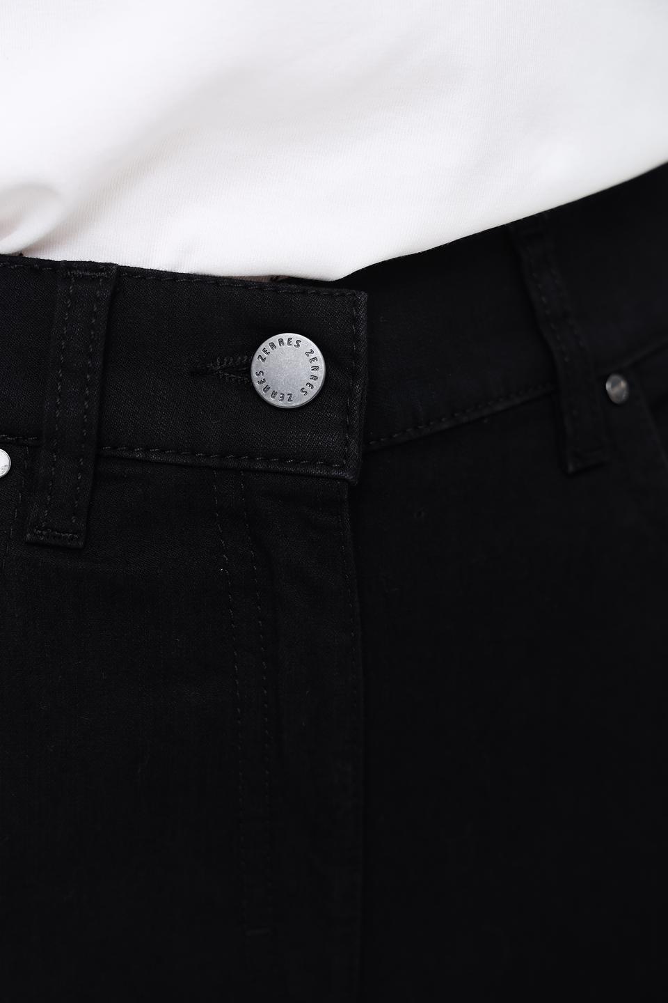 Джинсы Zerres прямые чёрные
