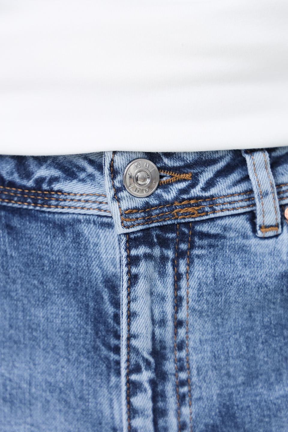 Джинсы Oui прямого кроя голубые