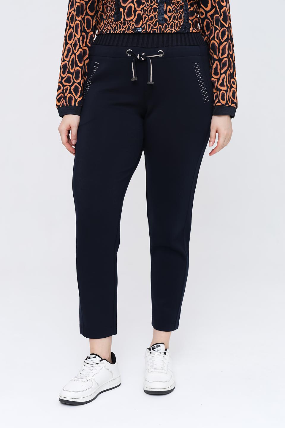 Брюки Frapp кюлоты темно-синие