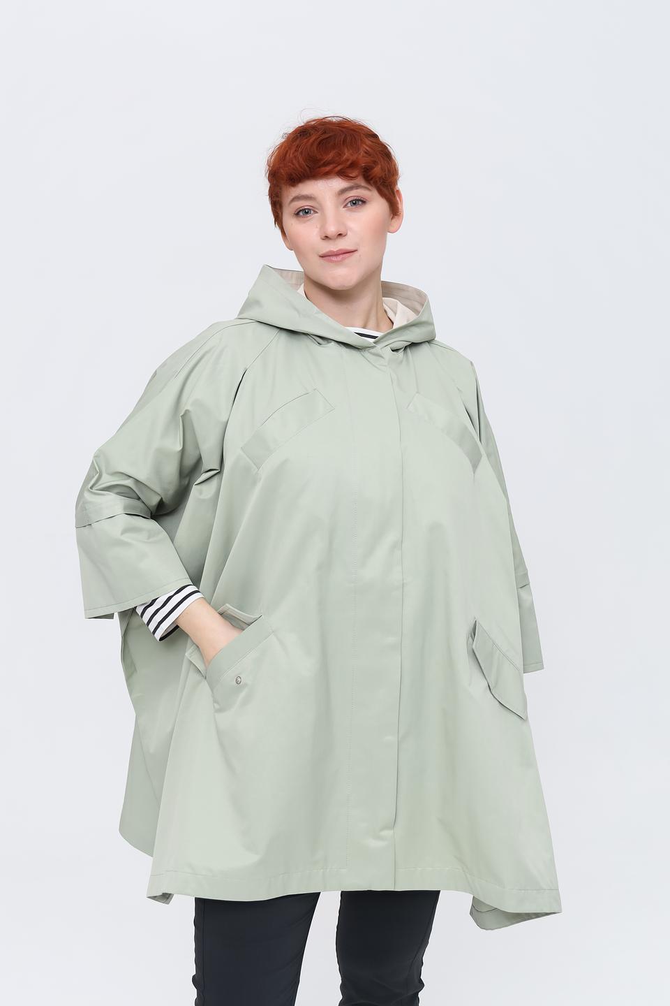 Плащ Beatris оверсайз мятный