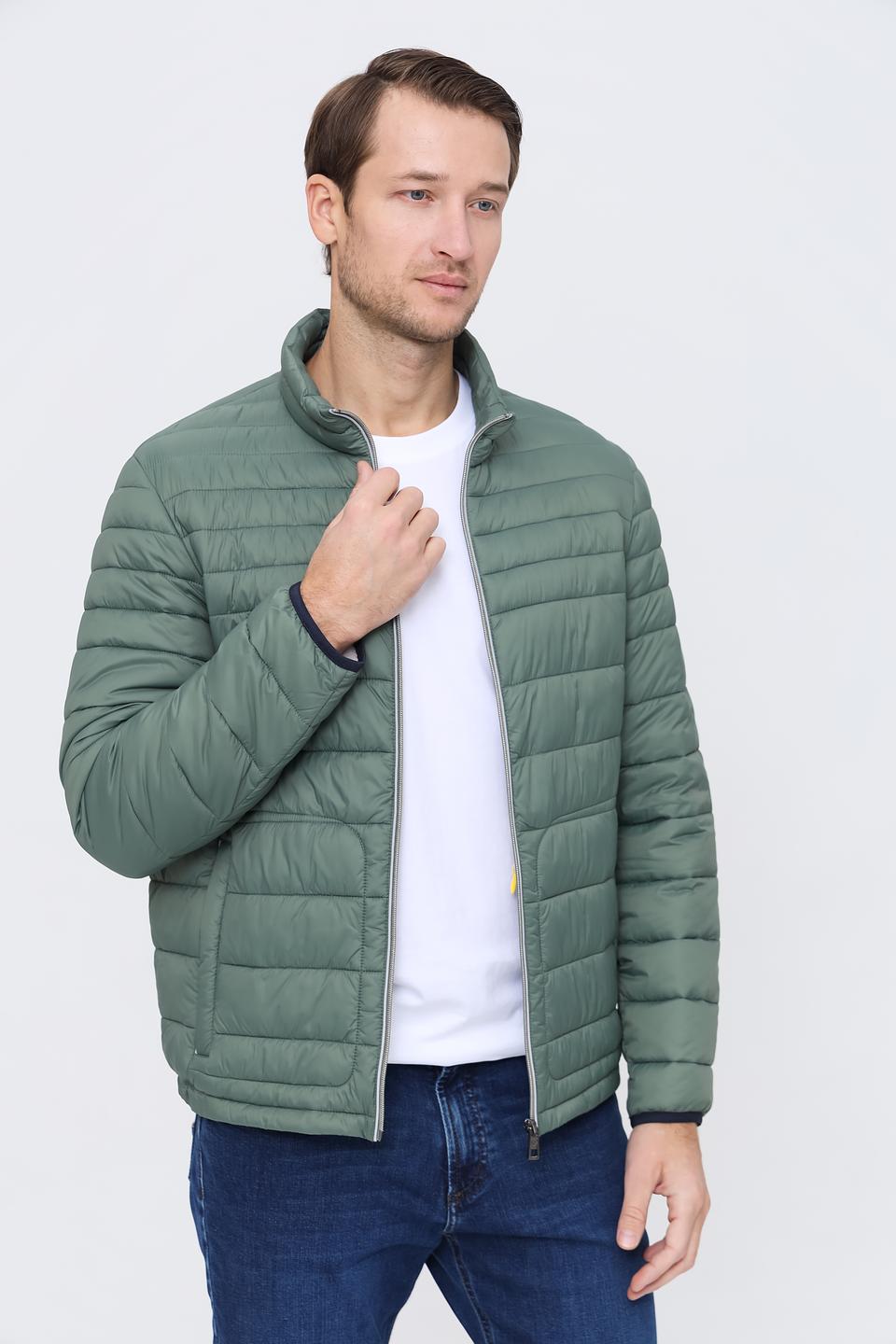 Куртка Bugatti стеганая хаки