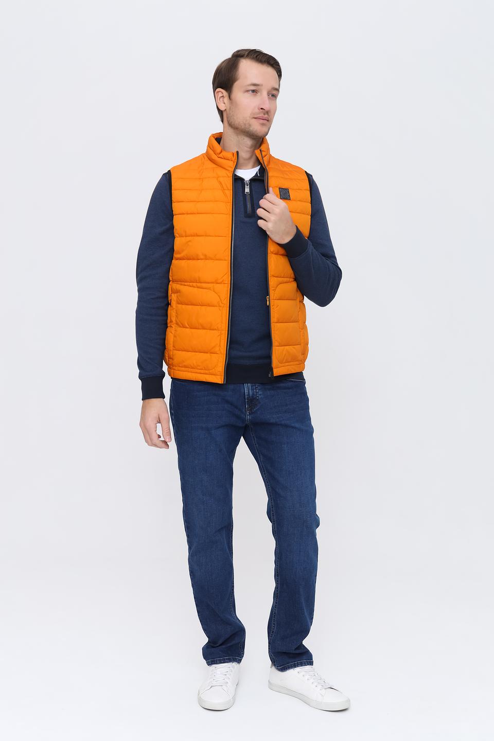 Жилет Bugatti стеганый оранжевый