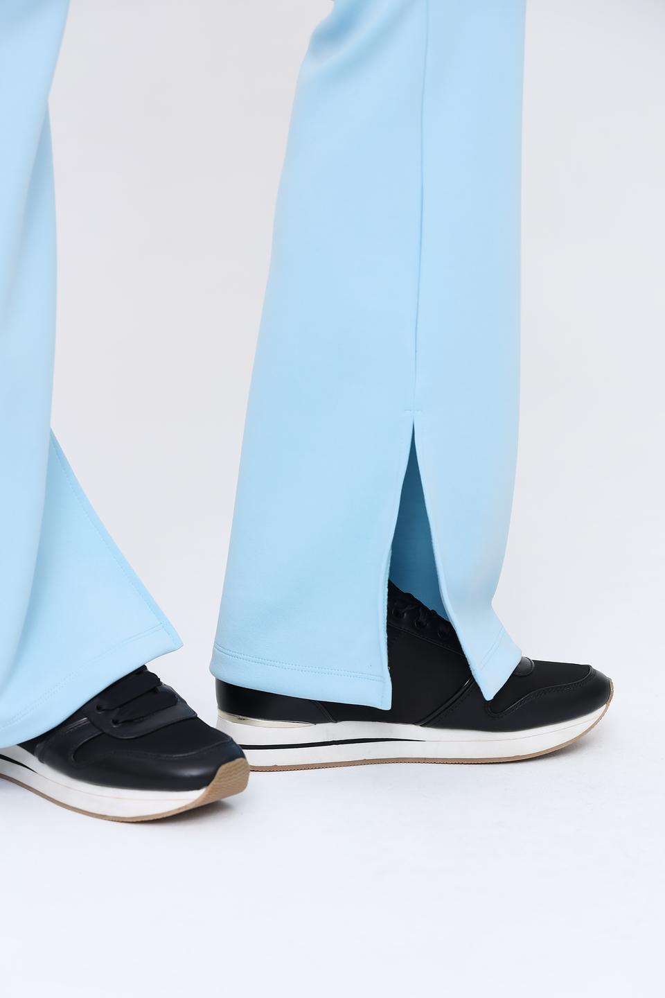 Брюки Beatris клёш голубые