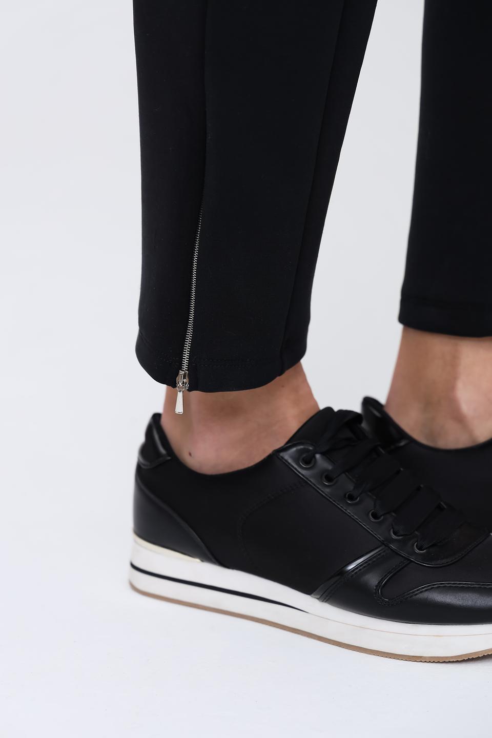 Брюки Beatris чёрные с молнией