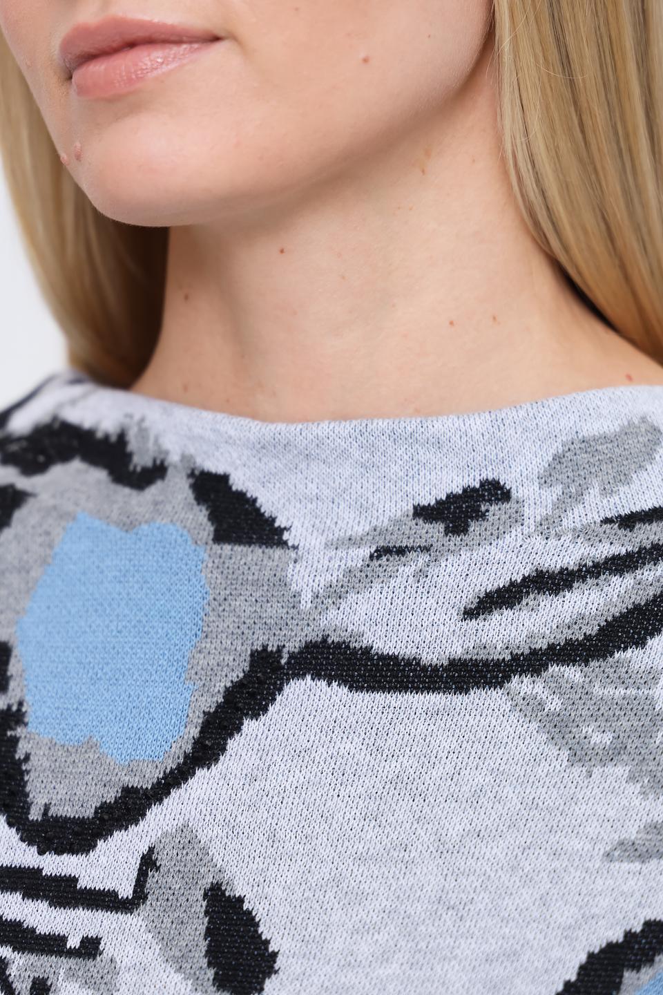 Пуловер Monari с цветочным принтом