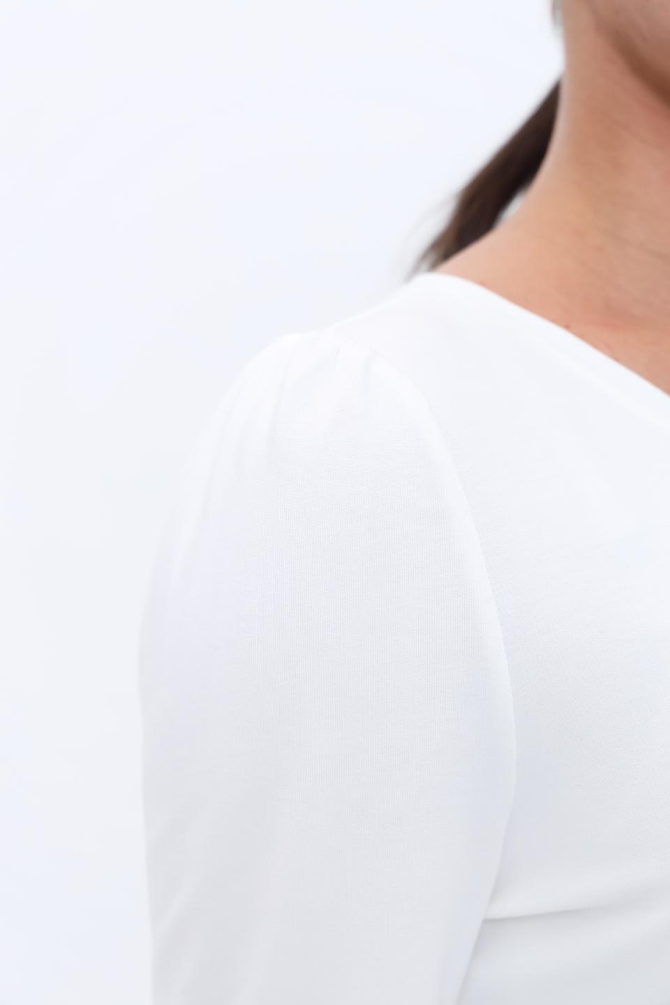 Лонгслив Monari с принтом Catwalk белый