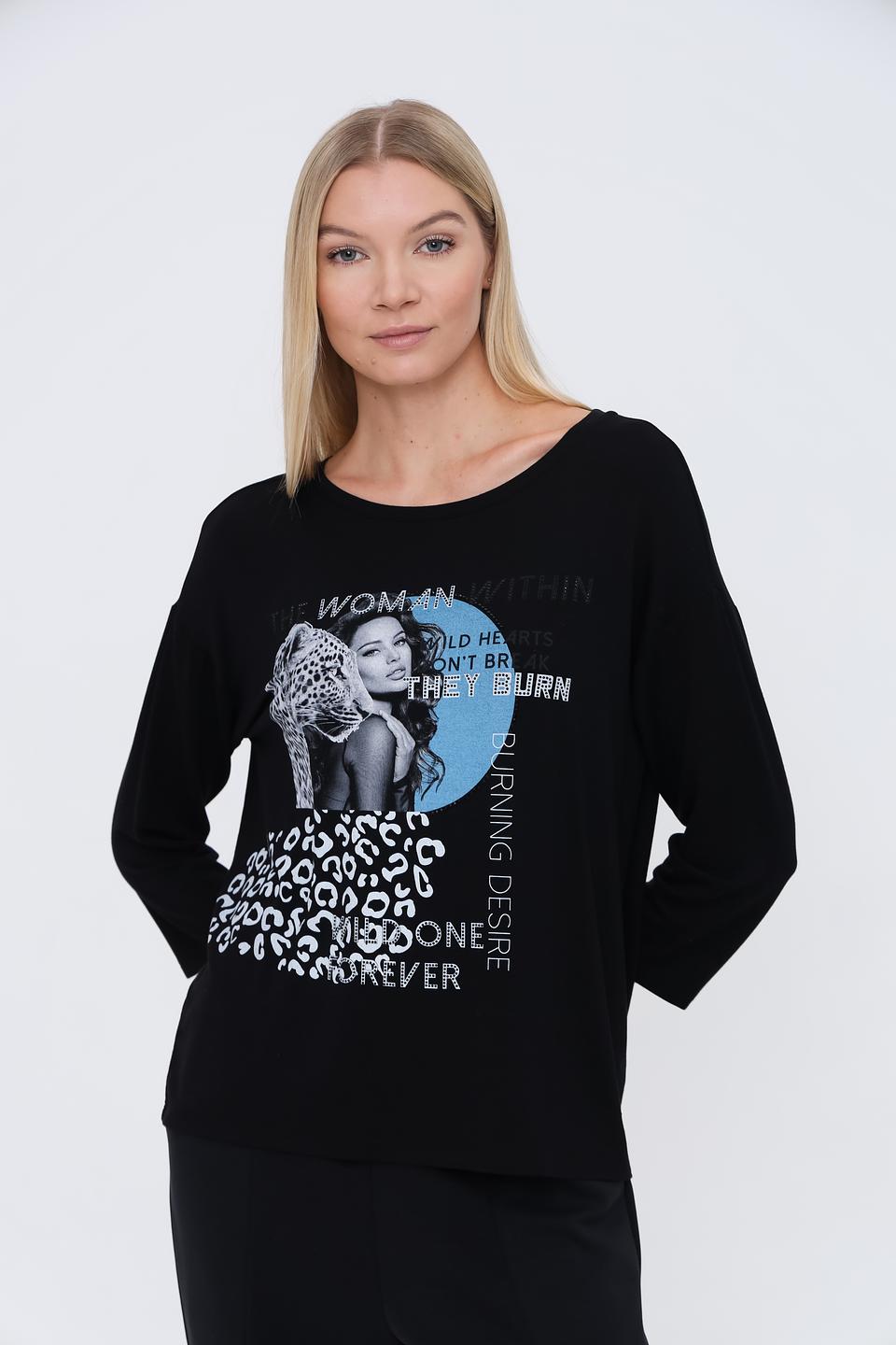 Лонгслив Monari с принтом