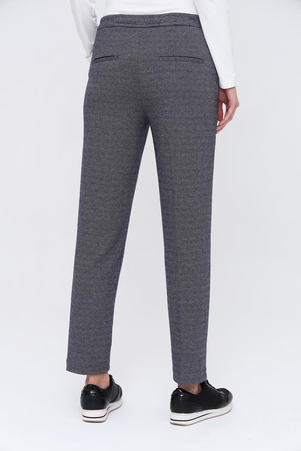 Брюки трикотажные Oui серые