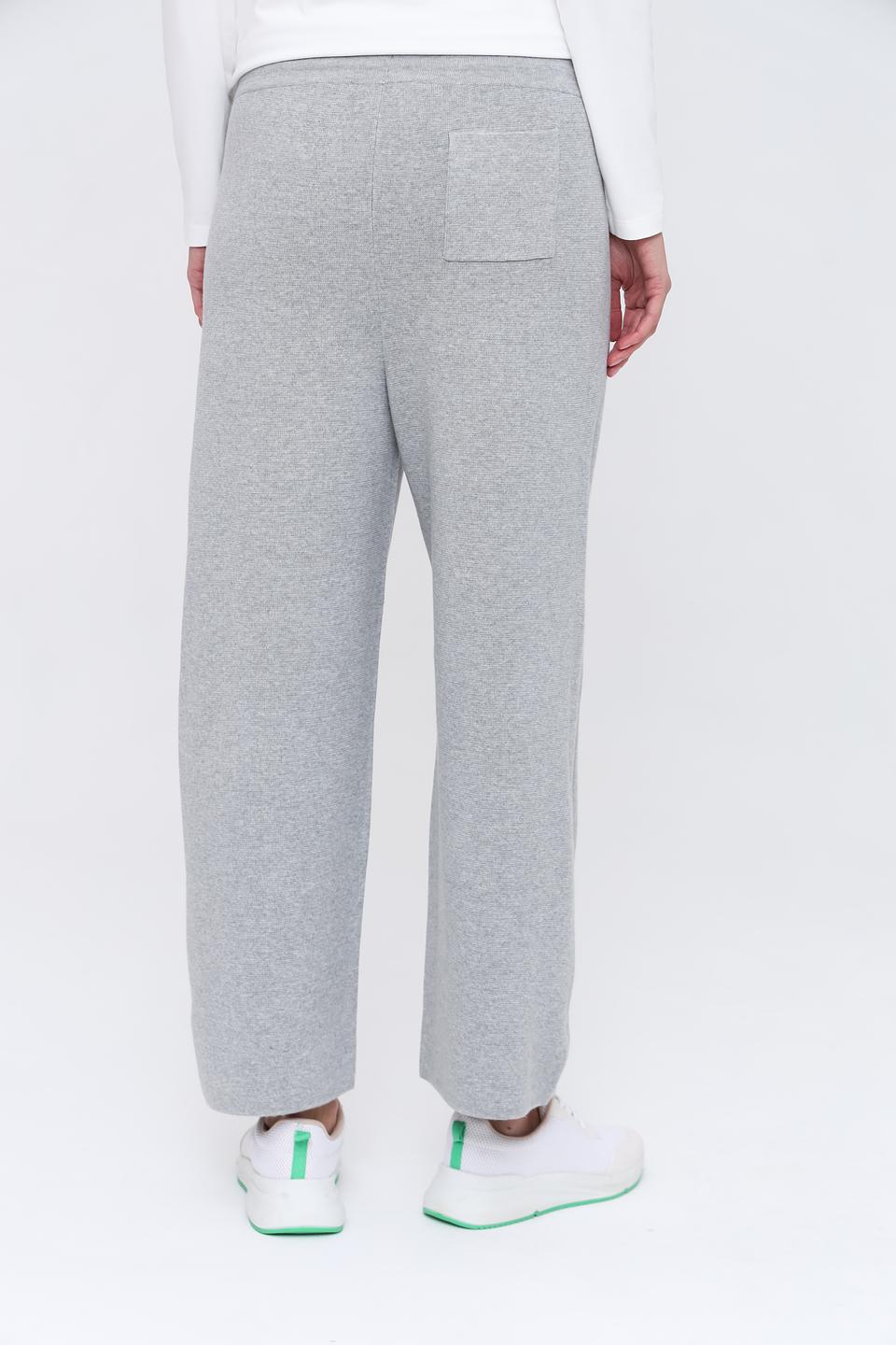 Брюки трикотажные Oui серые