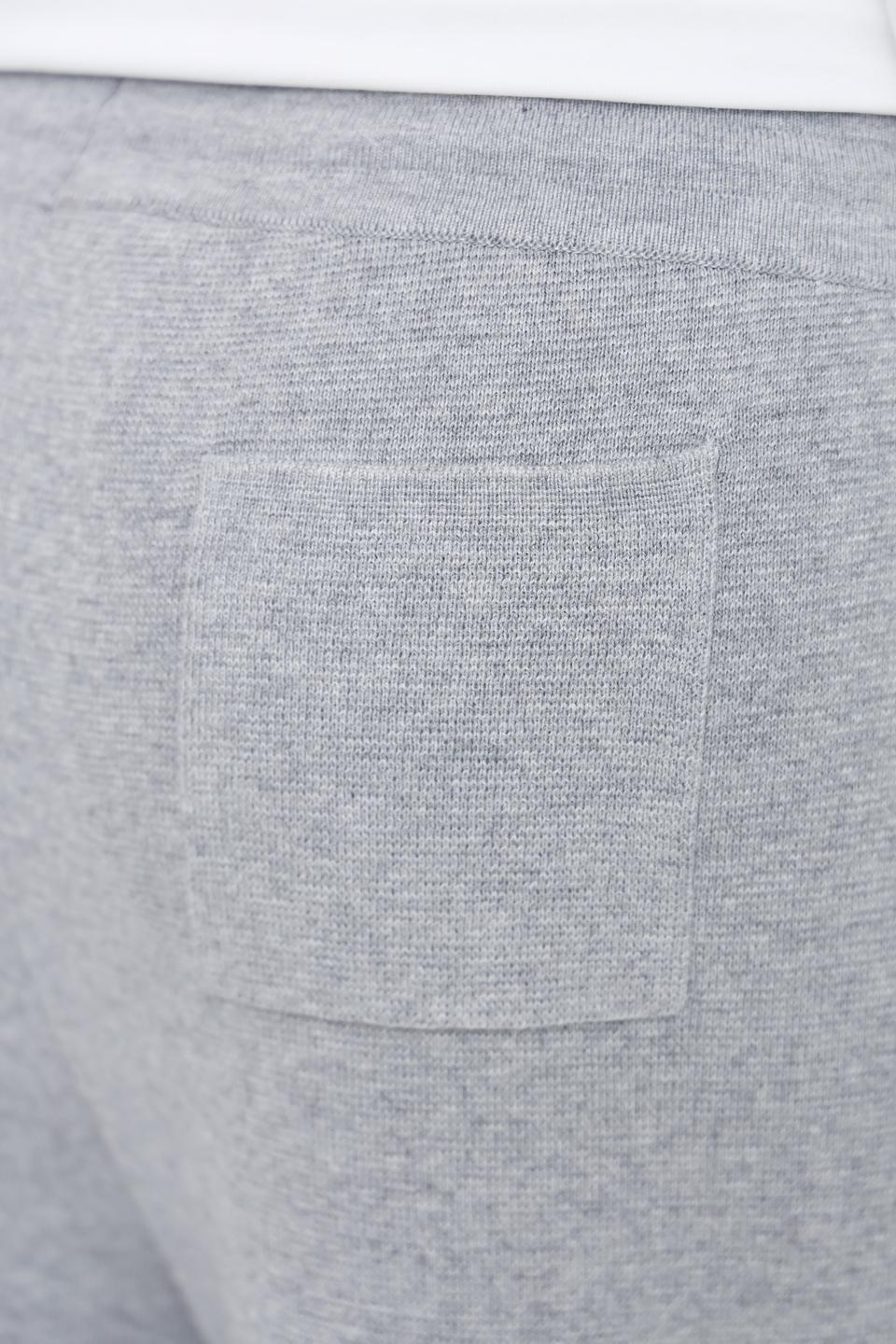 Брюки трикотажные Oui серые